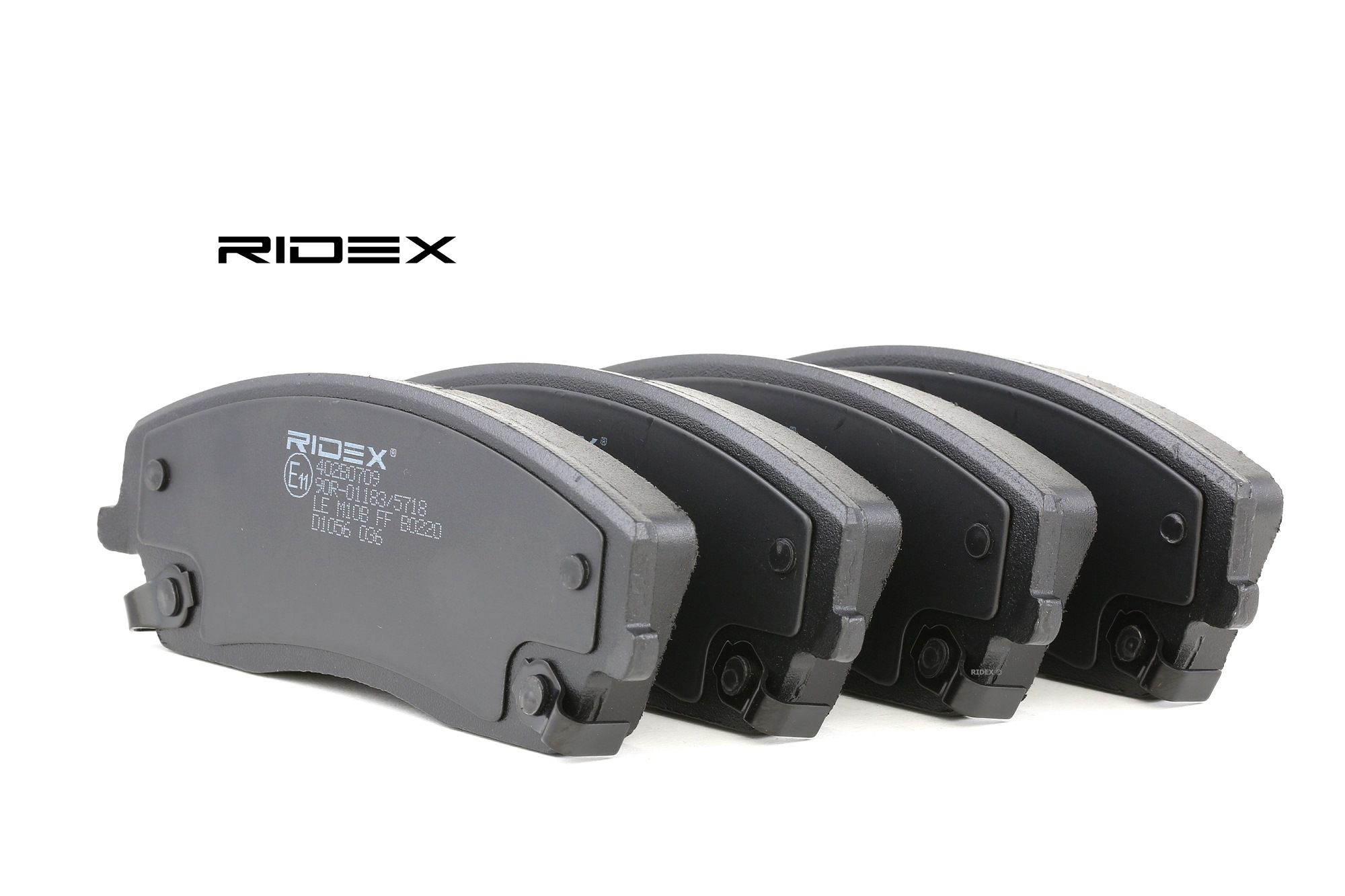 RIDEX Plaquettes De Frein 402B0709 Jeu De Plaquettes De Frein,Jeu de plaquettes de frein, frein à di