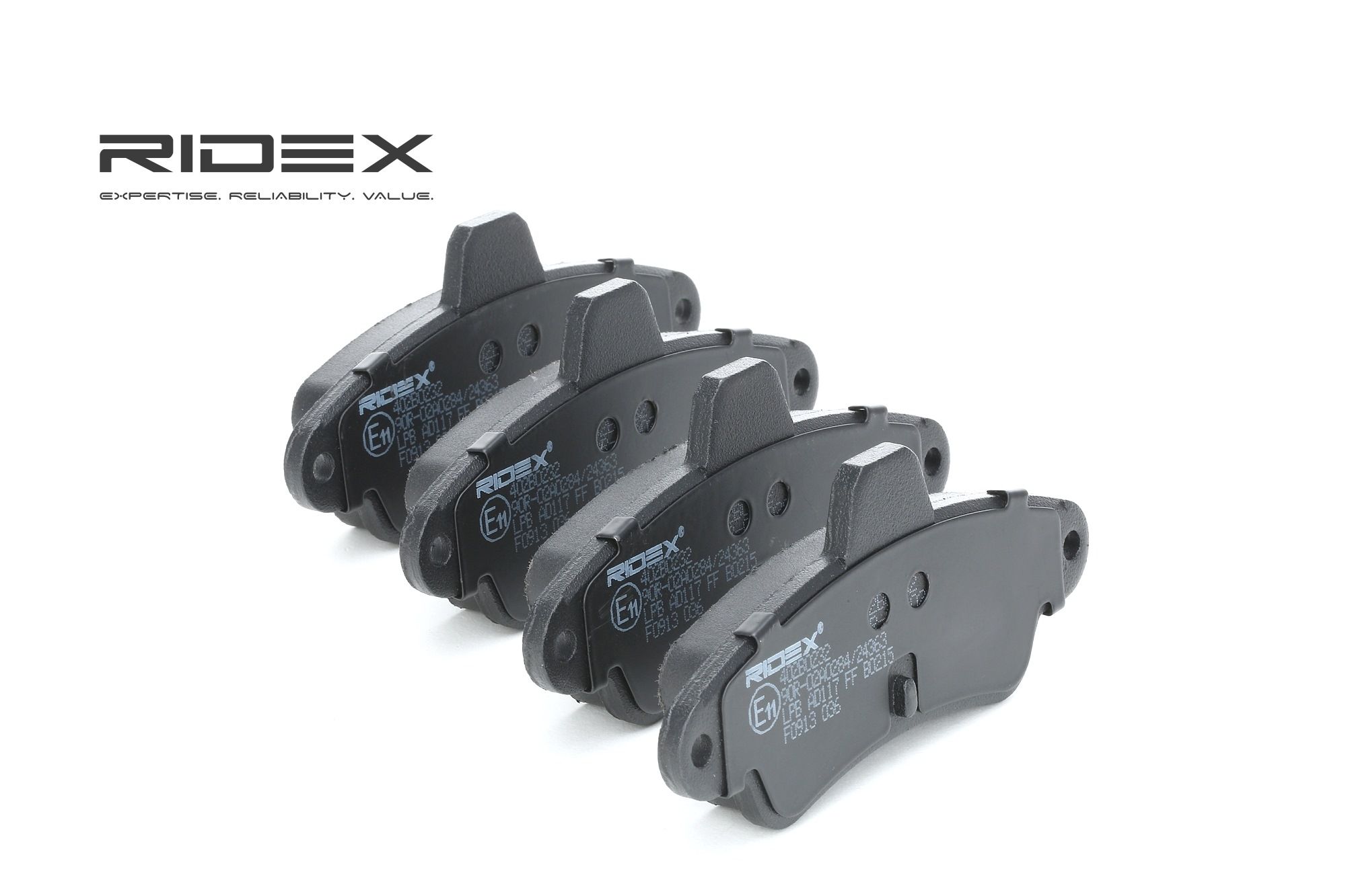 RIDEX Plaquettes De Frein 402B0232 Jeu De Plaquettes De Frein,Jeu de plaquettes de frein, frein à di