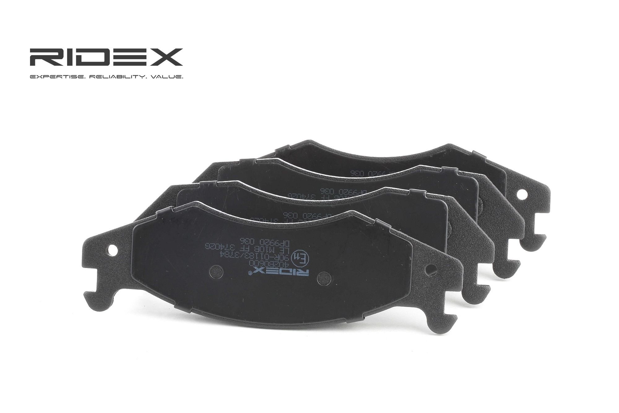 RIDEX Plaquettes De Frein 402B0600 Jeu De Plaquettes De Frein,Jeu de plaquettes de frein, frein à di