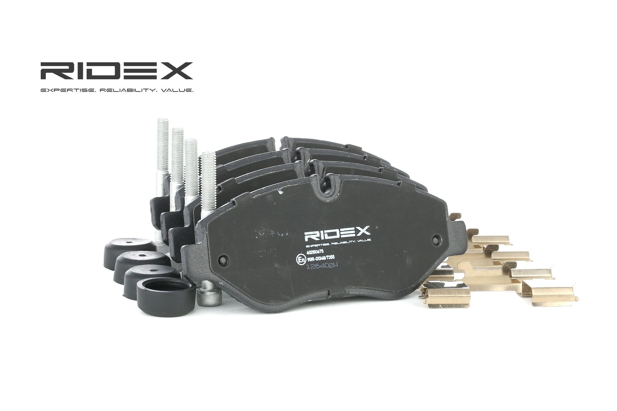 RIDEX Plaquettes De Frein 402B0675 Jeu De Plaquettes De Frein,Jeu de plaquettes de frein, frein à di