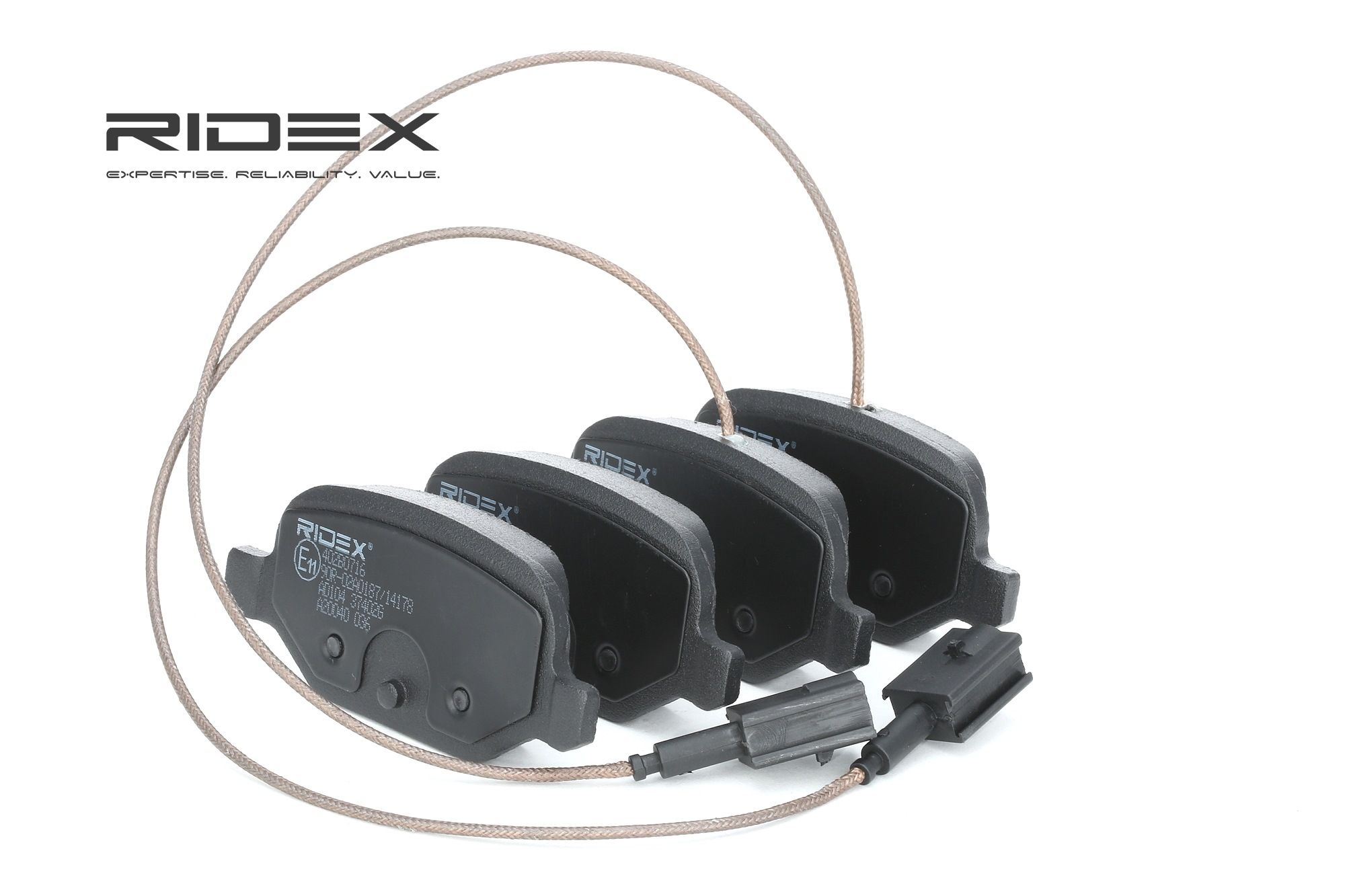 RIDEX Plaquettes De Frein 402B0716 Jeu De Plaquettes De Frein,Jeu de plaquettes de frein, frein à di