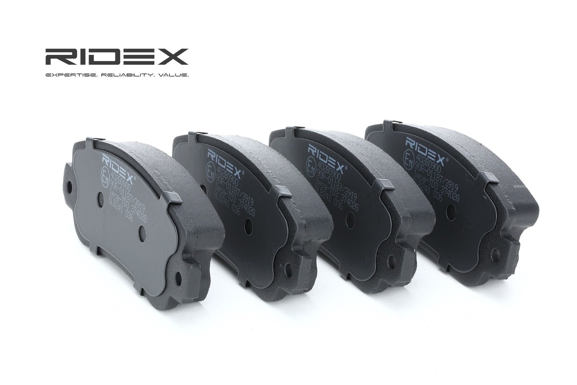 RIDEX Plaquettes De Frein 402B0900 Jeu De Plaquettes De Frein,Jeu de plaquettes de frein, frein à di