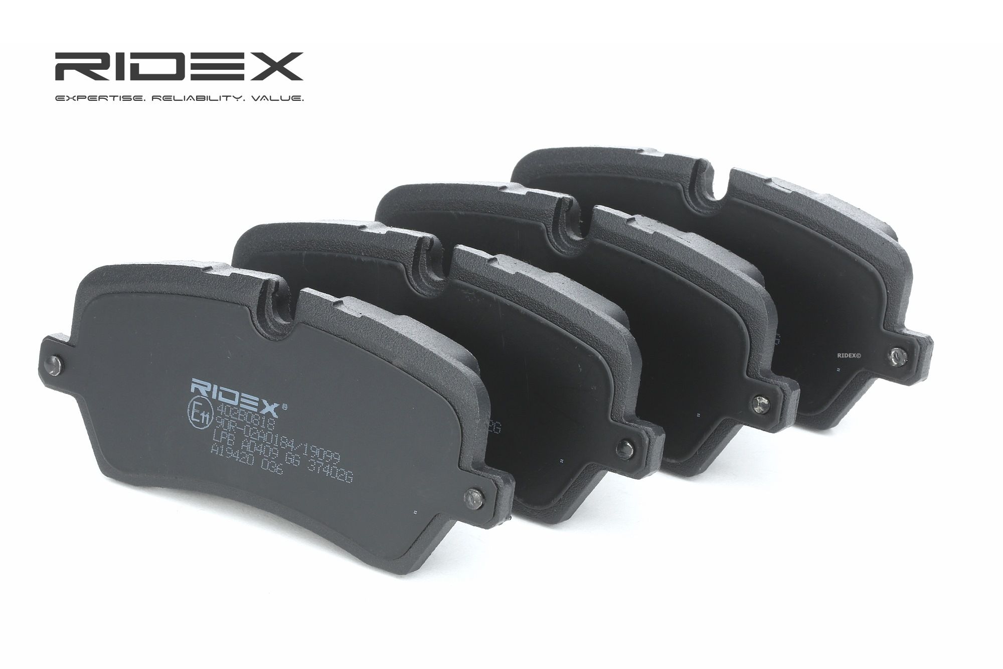 RIDEX Plaquettes De Frein 402B0818 Jeu De Plaquettes De Frein,Jeu de plaquettes de frein, frein à di