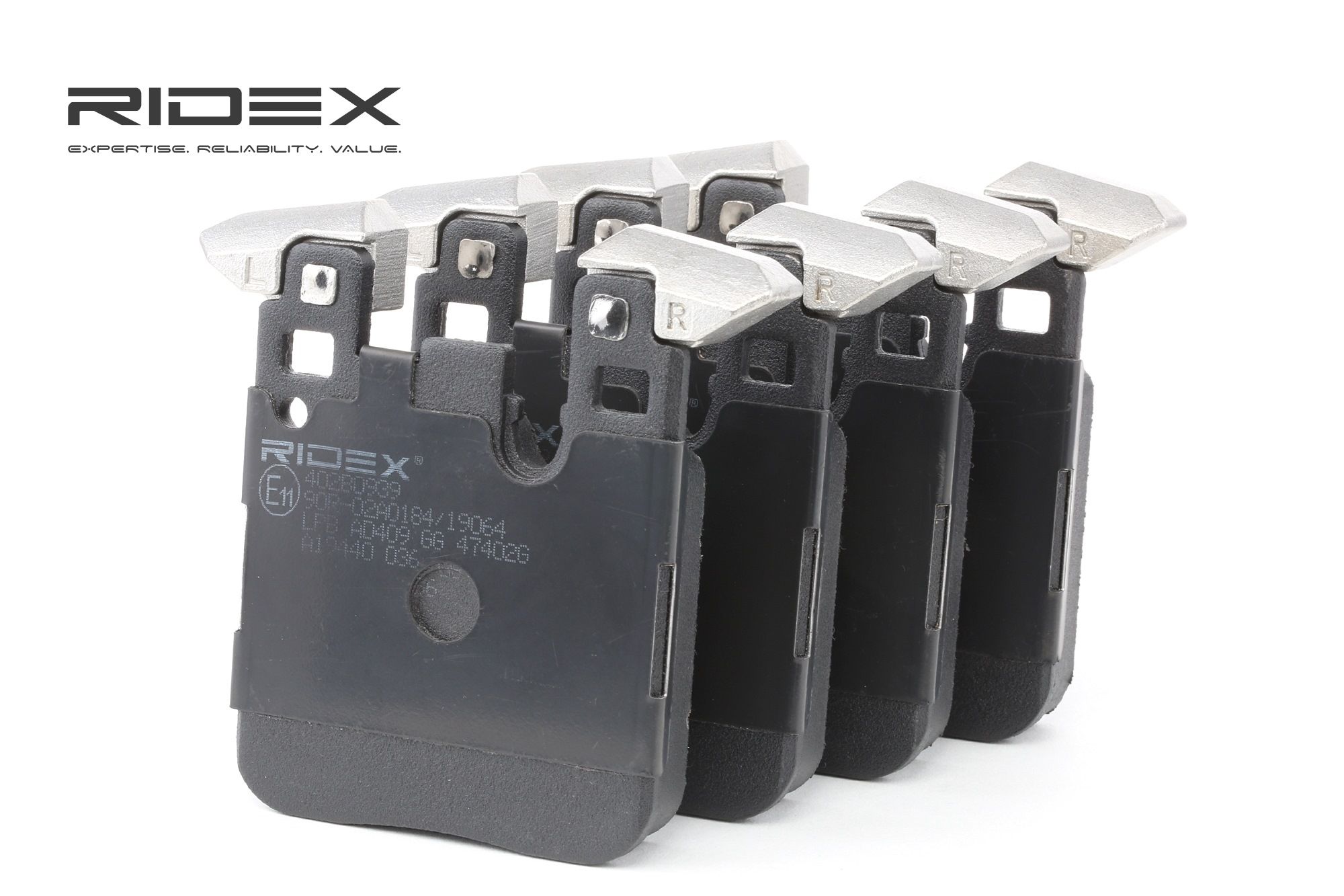 RIDEX Plaquettes De Frein 402B0939 Jeu De Plaquettes De Frein,Jeu de plaquettes de frein, frein à di