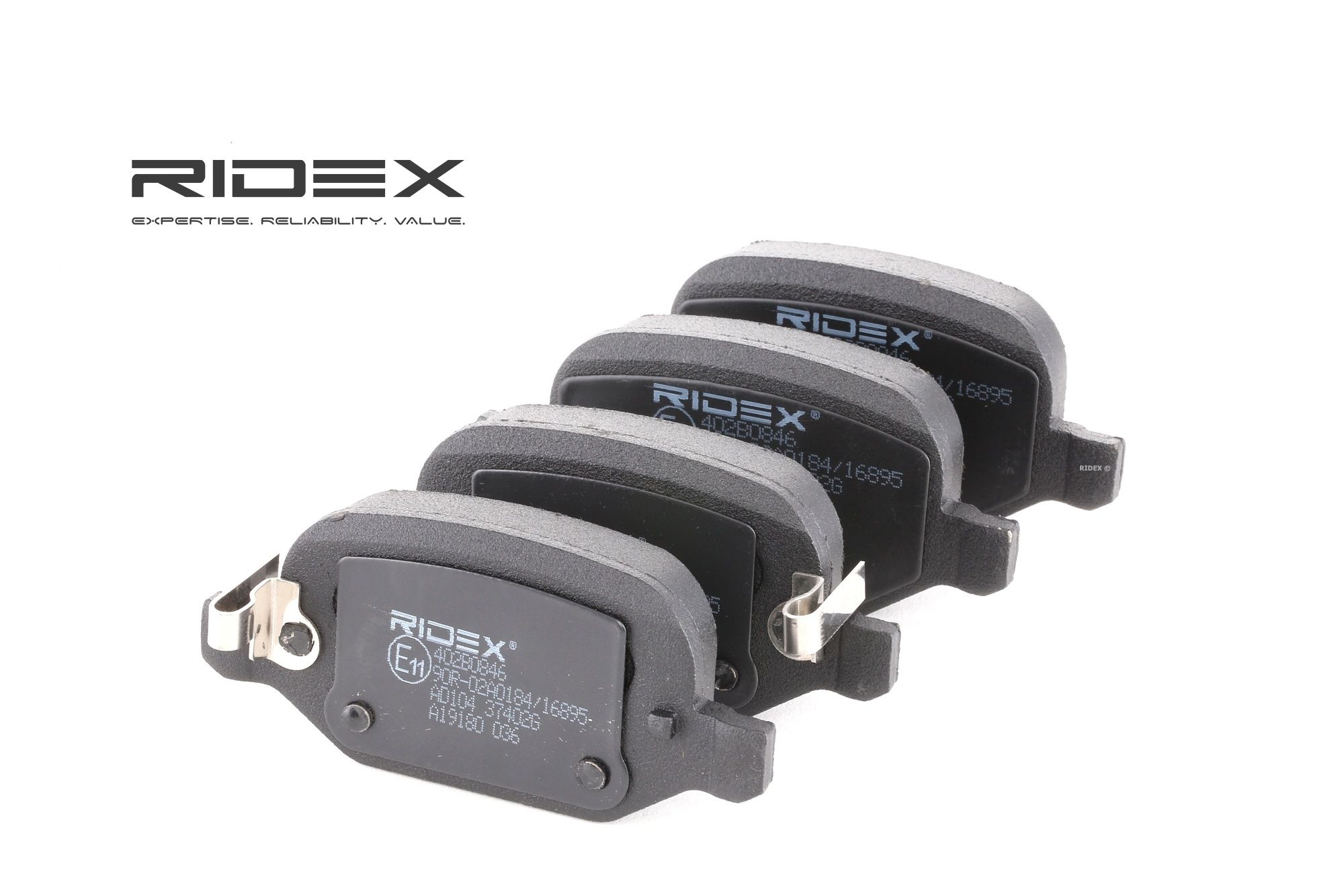 RIDEX Plaquettes De Frein 402B0846 Jeu De Plaquettes De Frein,Jeu de plaquettes de frein, frein à di