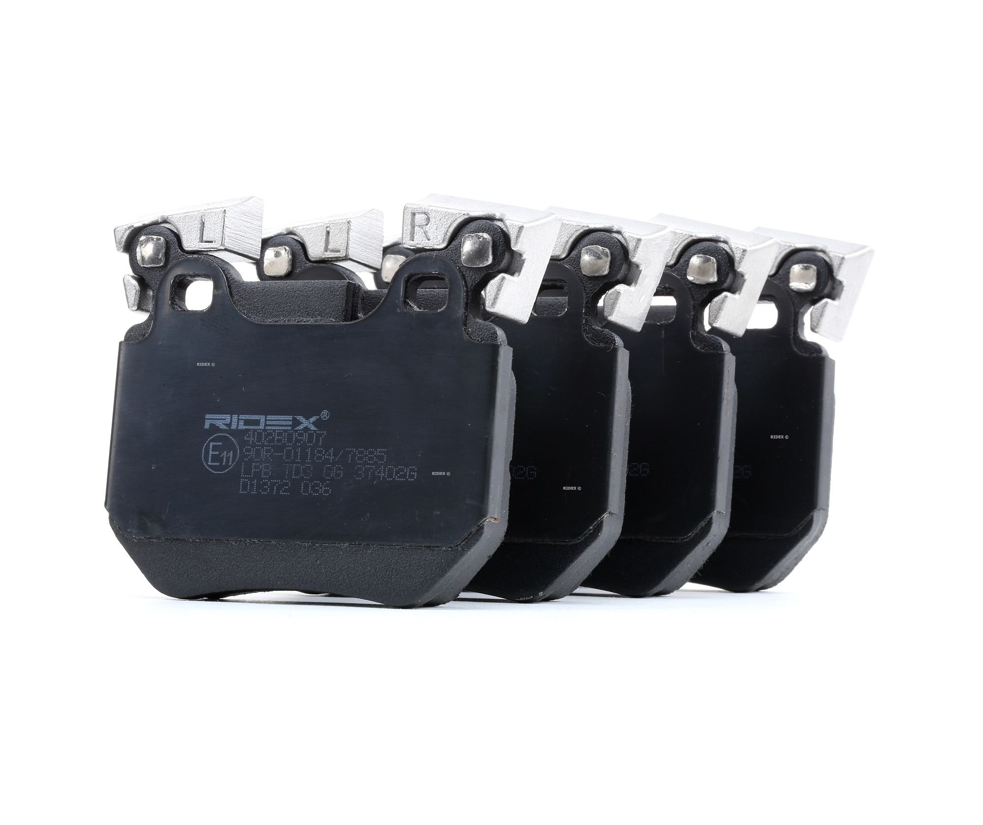 RIDEX Plaquettes De Frein 402B0907 Jeu De Plaquettes De Frein,Jeu de plaquettes de frein, frein à di