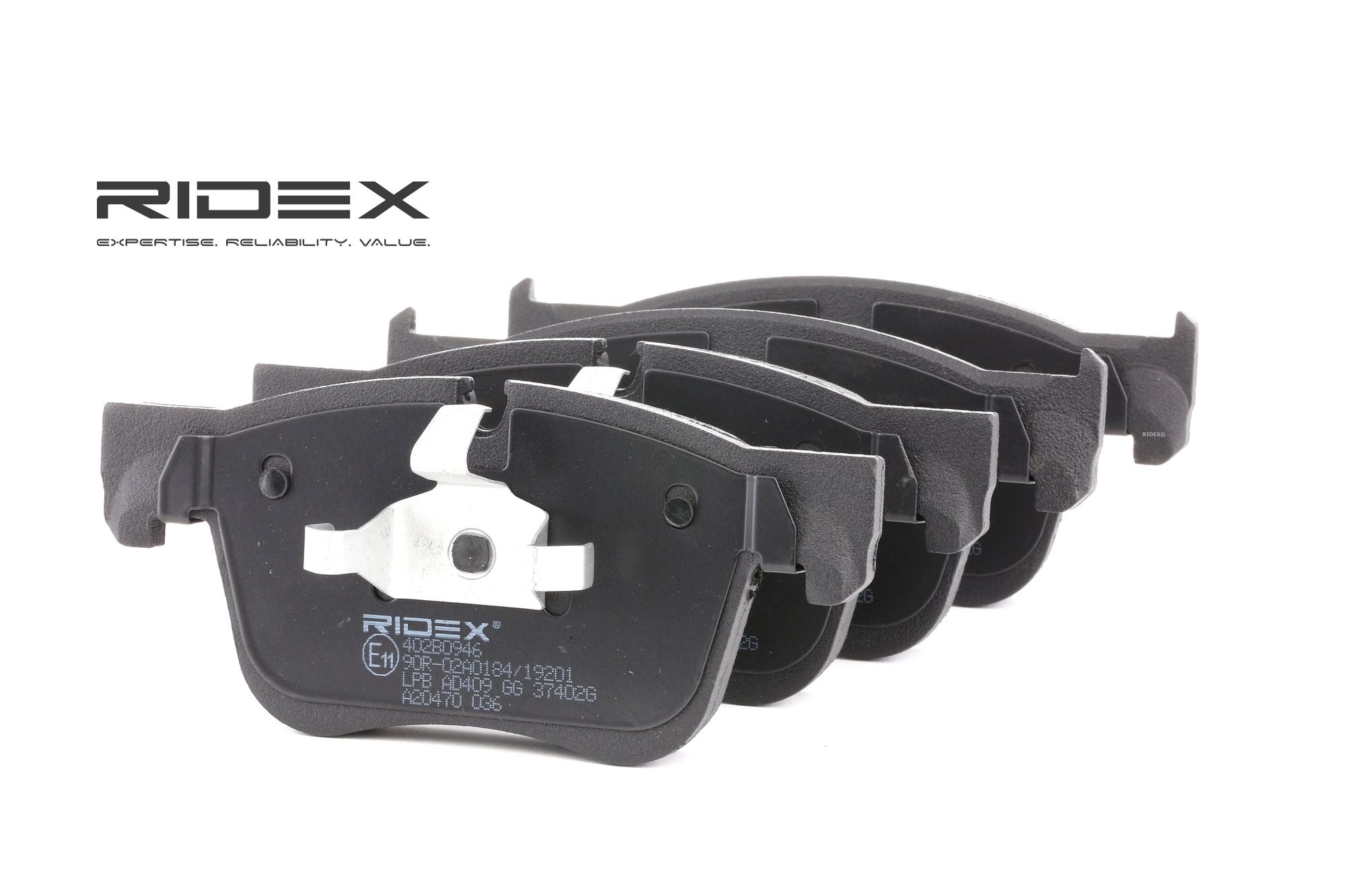 RIDEX Plaquettes De Frein 402B0946 Jeu De Plaquettes De Frein,Jeu de plaquettes de frein, frein à di