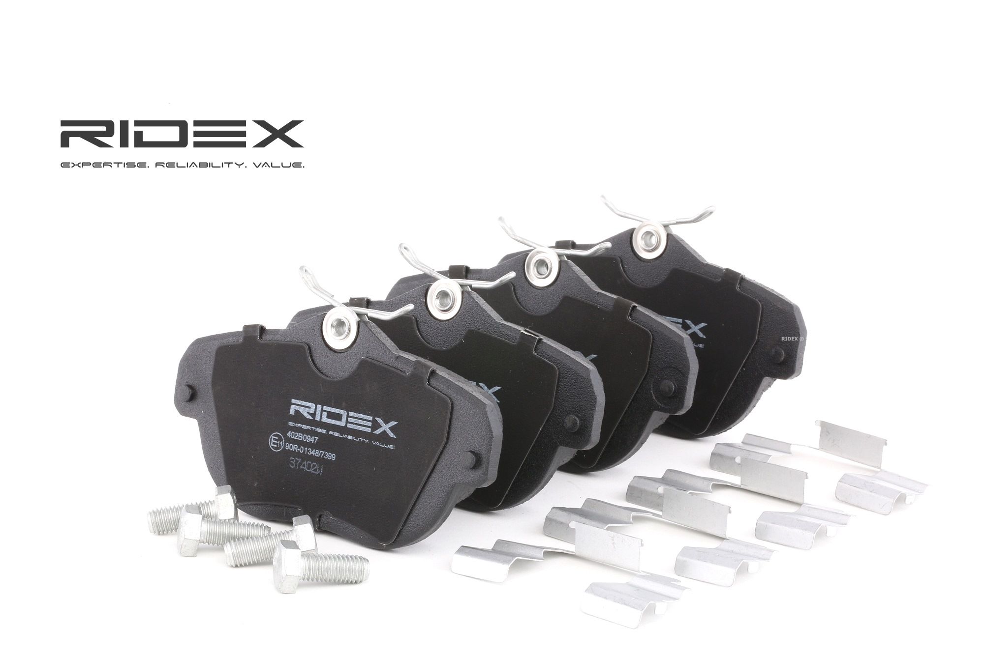 RIDEX Plaquettes De Frein 402B0947 Jeu De Plaquettes De Frein,Jeu de plaquettes de frein, frein à di