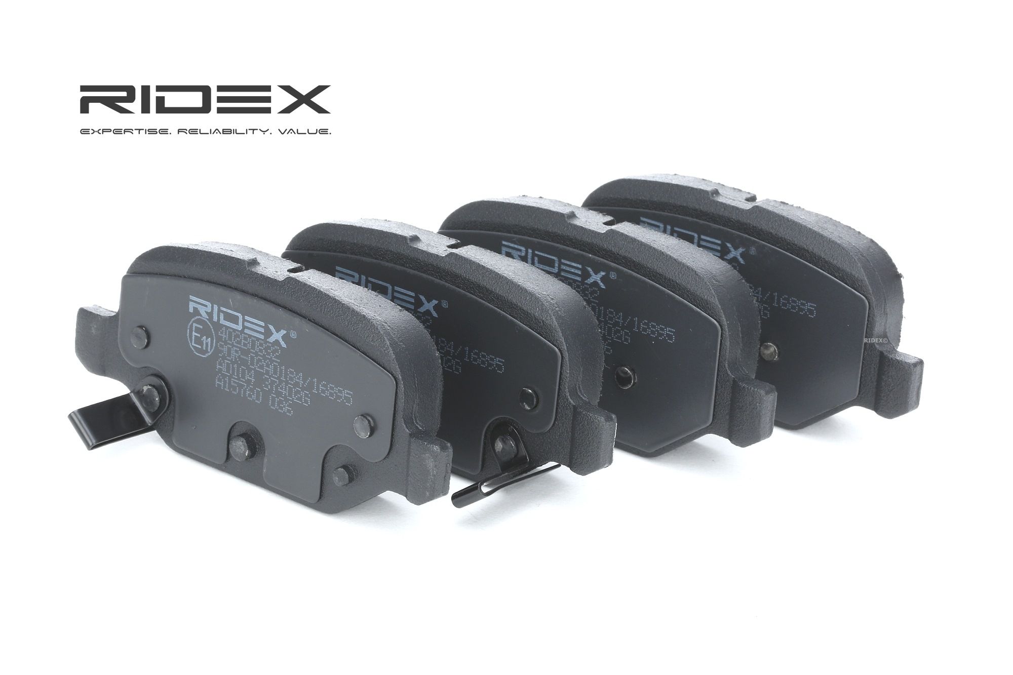 RIDEX Plaquettes De Frein 402B0832 Jeu De Plaquettes De Frein,Jeu de plaquettes de frein, frein à di