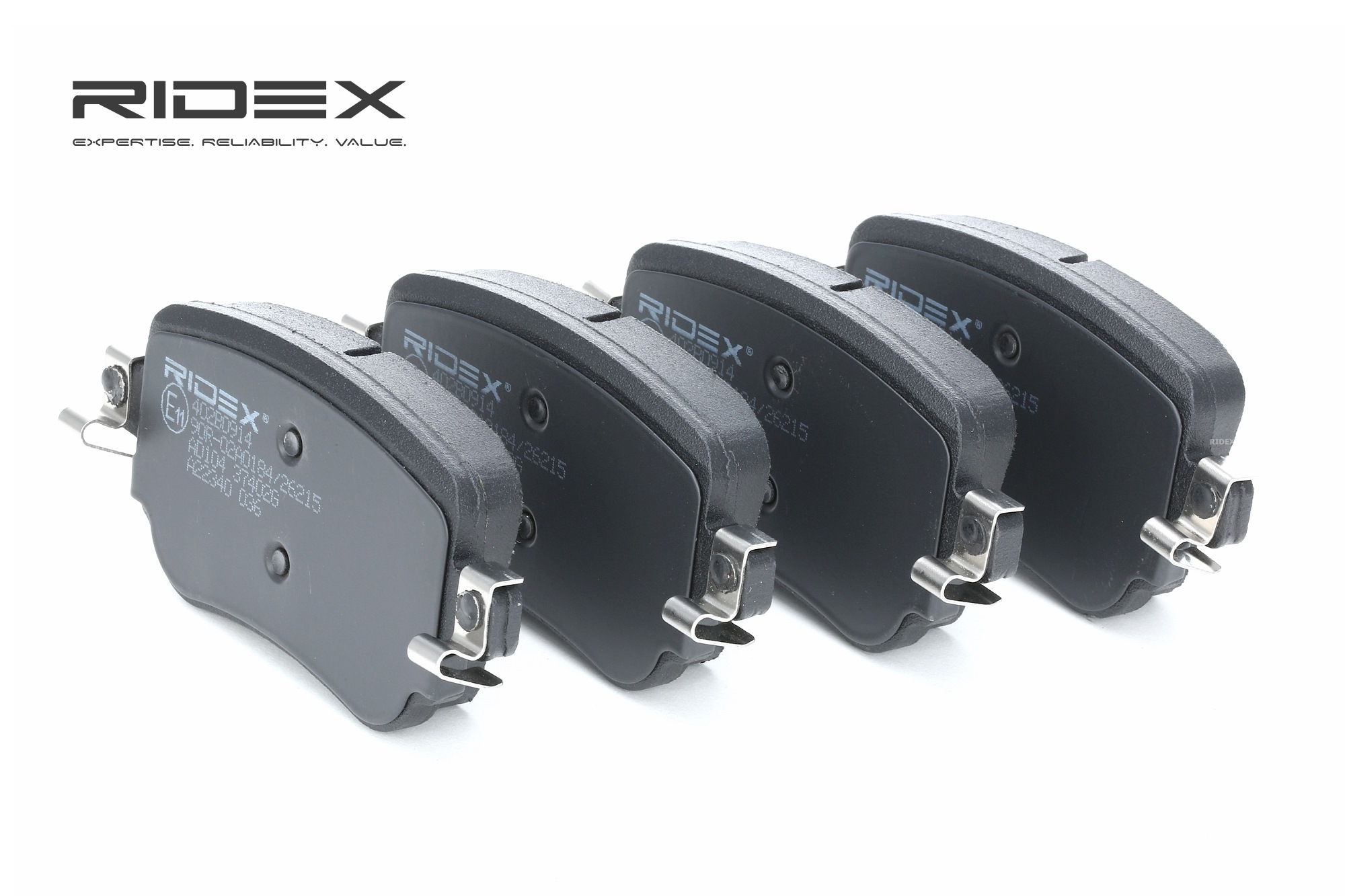 RIDEX Plaquettes De Frein 402B0914 Jeu De Plaquettes De Frein,Jeu de plaquettes de frein, frein à di
