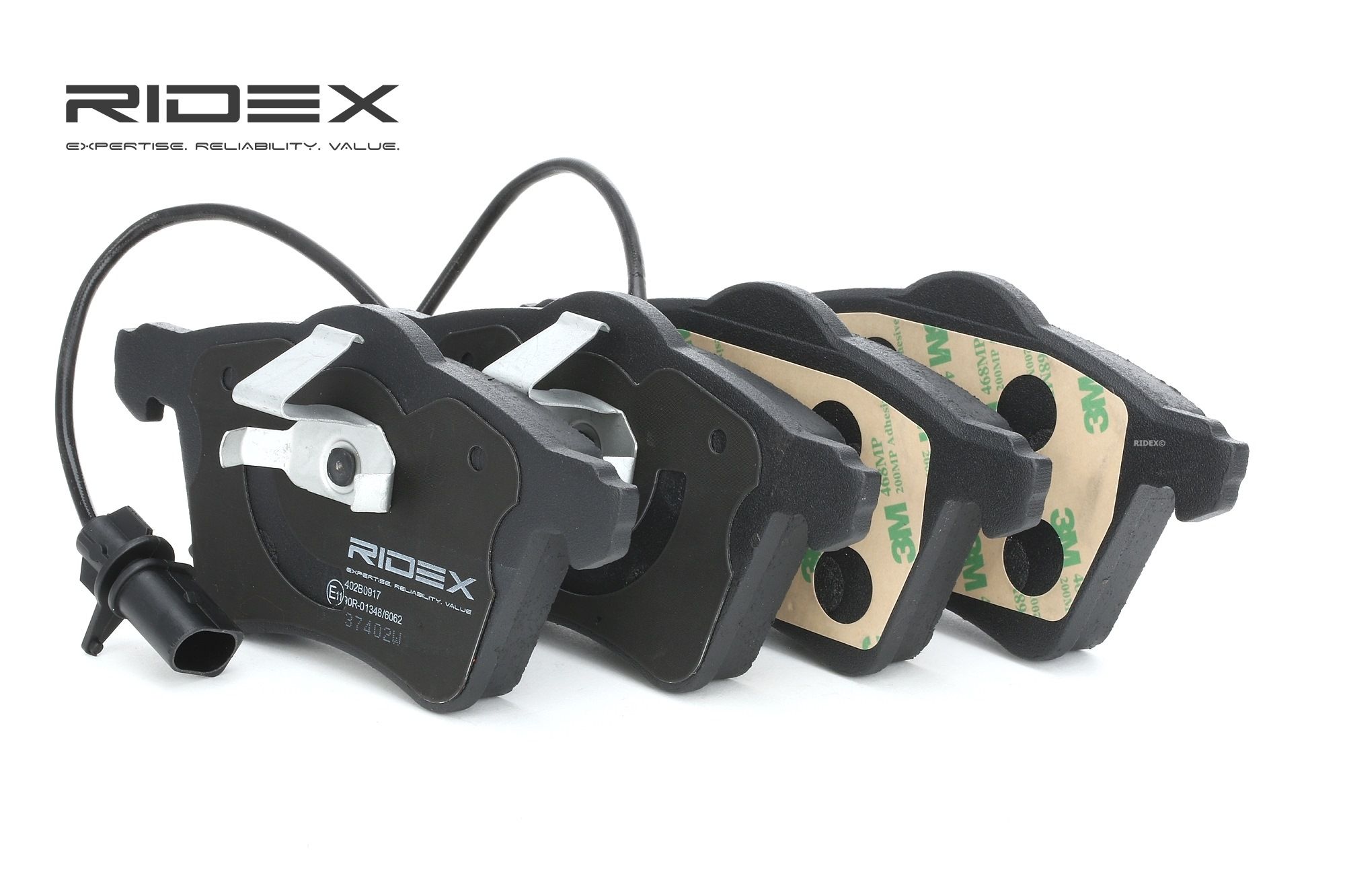 RIDEX Plaquettes De Frein 402B0917 Jeu De Plaquettes De Frein,Jeu de plaquettes de frein, frein à di
