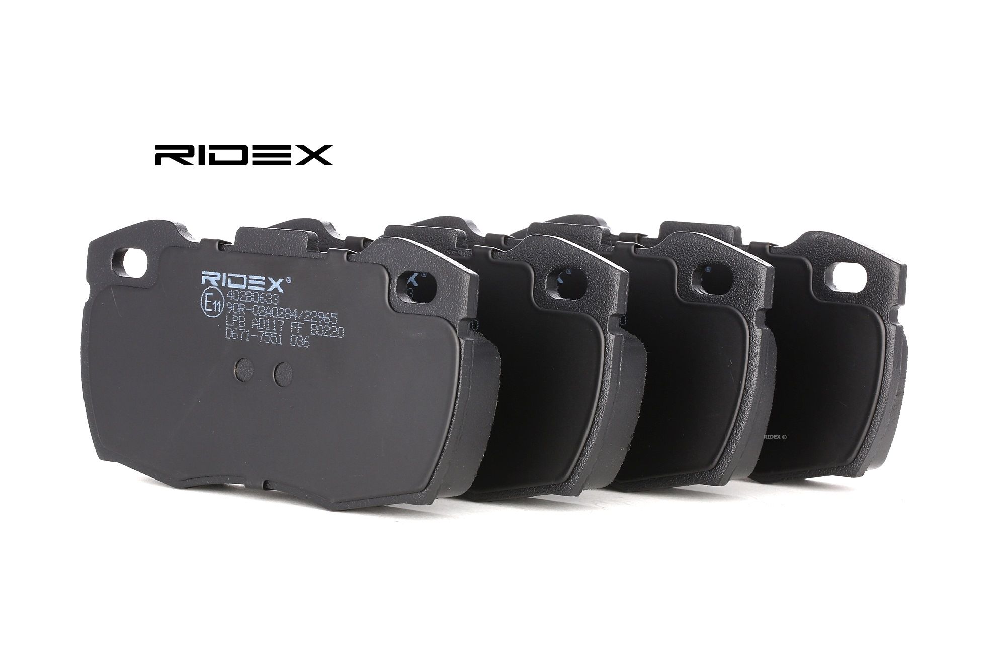 RIDEX Plaquettes De Frein 402B0633 Jeu De Plaquettes De Frein,Jeu de plaquettes de frein, frein à di