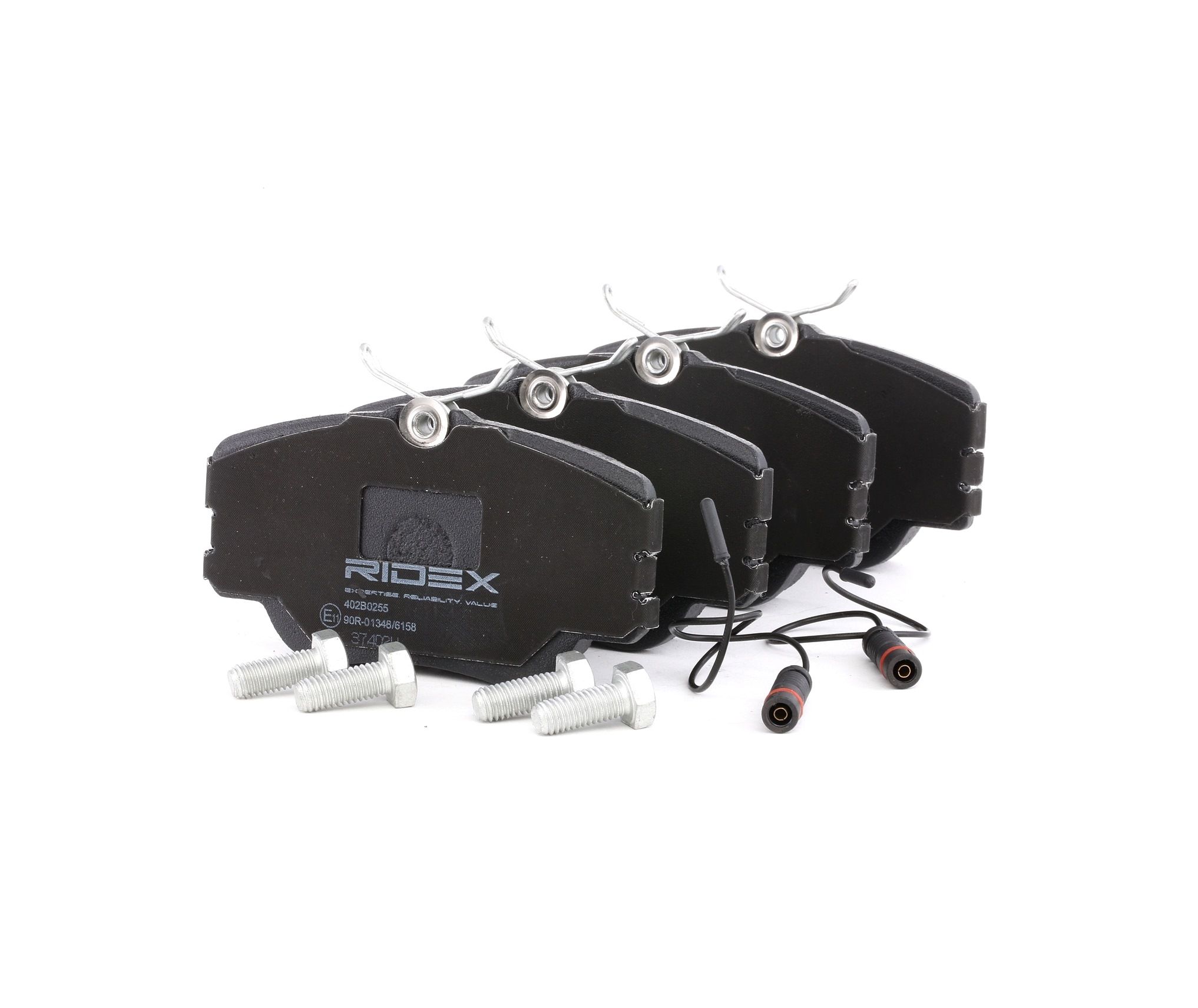 RIDEX Plaquettes De Frein 402B0255 Jeu De Plaquettes De Frein,Jeu de plaquettes de frein, frein à di