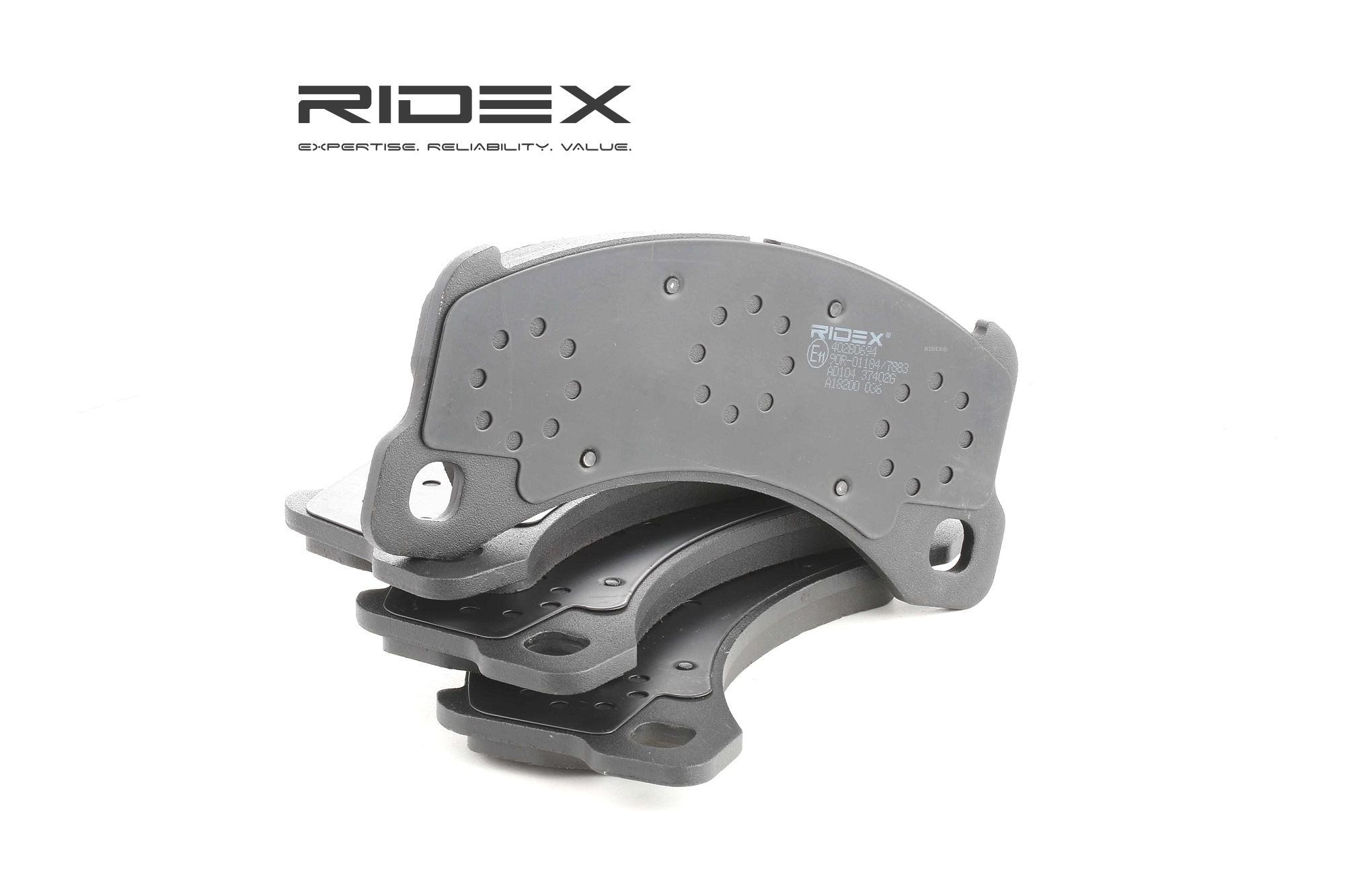 RIDEX Plaquettes De Frein 402B0694 Jeu De Plaquettes De Frein,Jeu de plaquettes de frein, frein à di