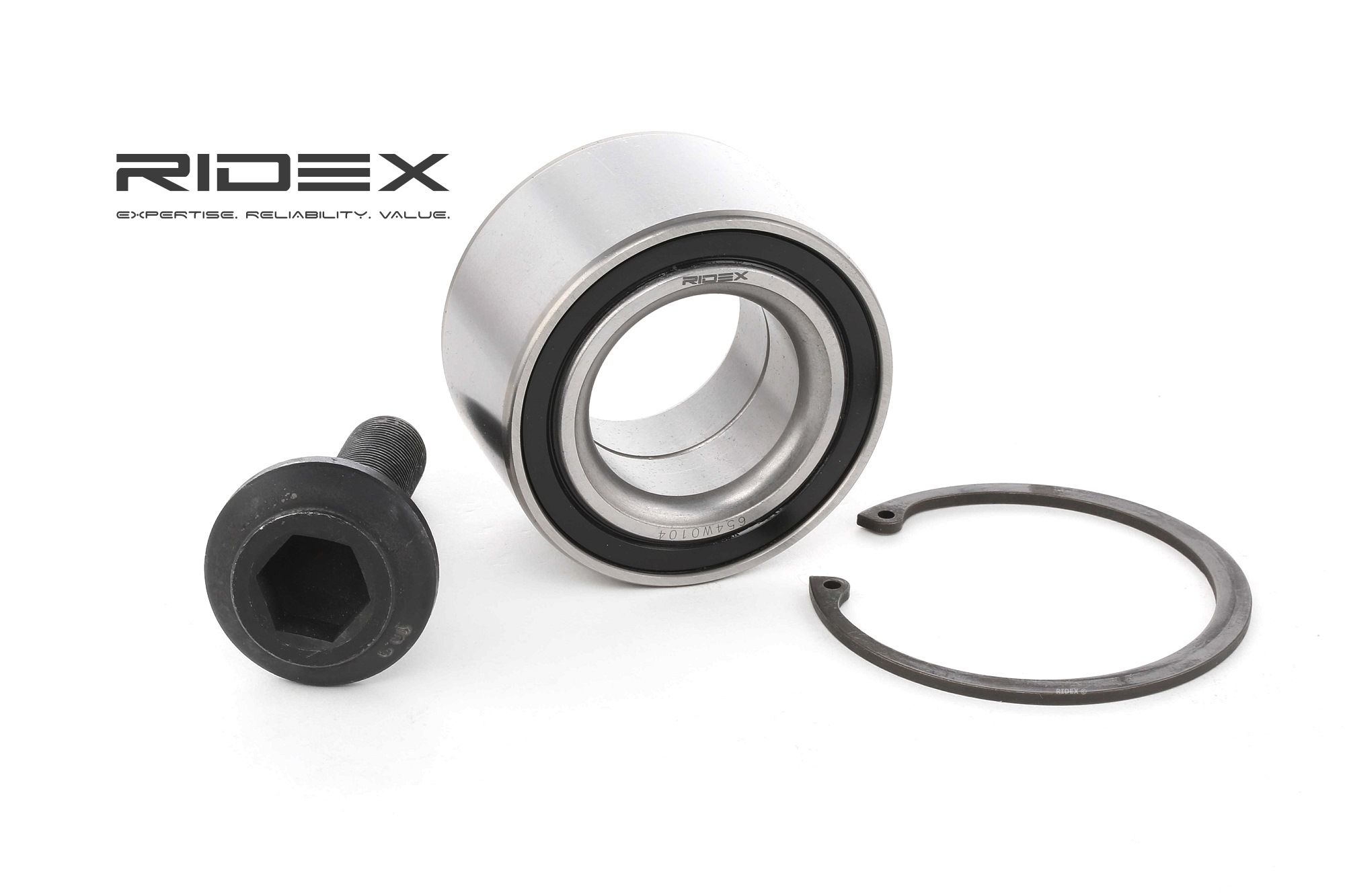 RIDEX Kit De Roulement De Roue 654W0104 Jeu de roulements de roue VW,AUDI,SEAT,GOLF IV 1J1,A3 8L1,TT