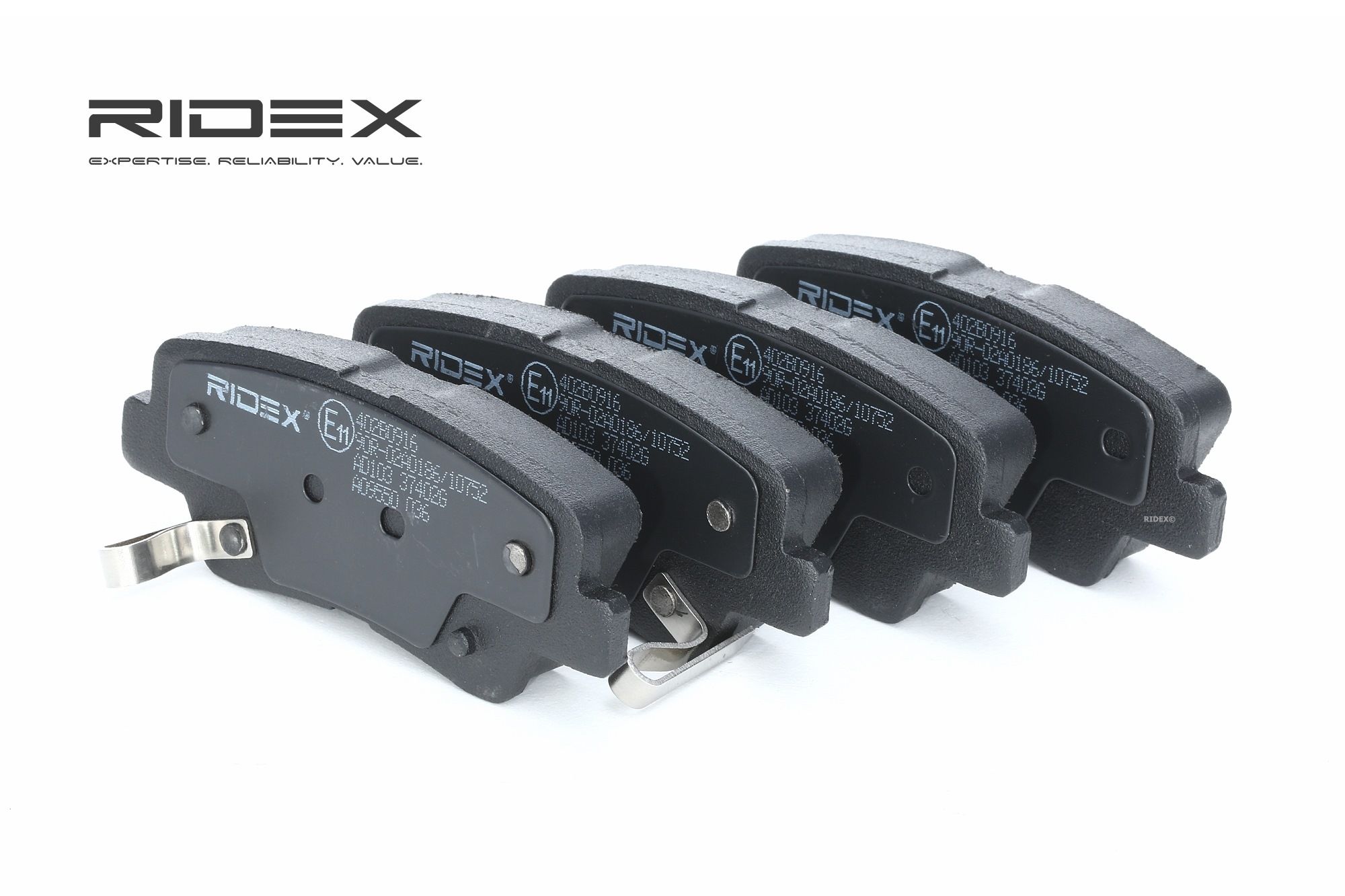 RIDEX Plaquettes De Frein 402B0916 Jeu De Plaquettes De Frein,Jeu de plaquettes de frein, frein à di