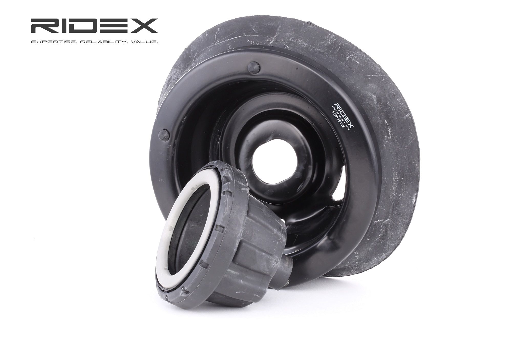 RIDEX Coupelle d'Amortisseur Tete d'Amortisseur 1180S0136 Semelle d'Amortisseur,Coupelle De Suspensi