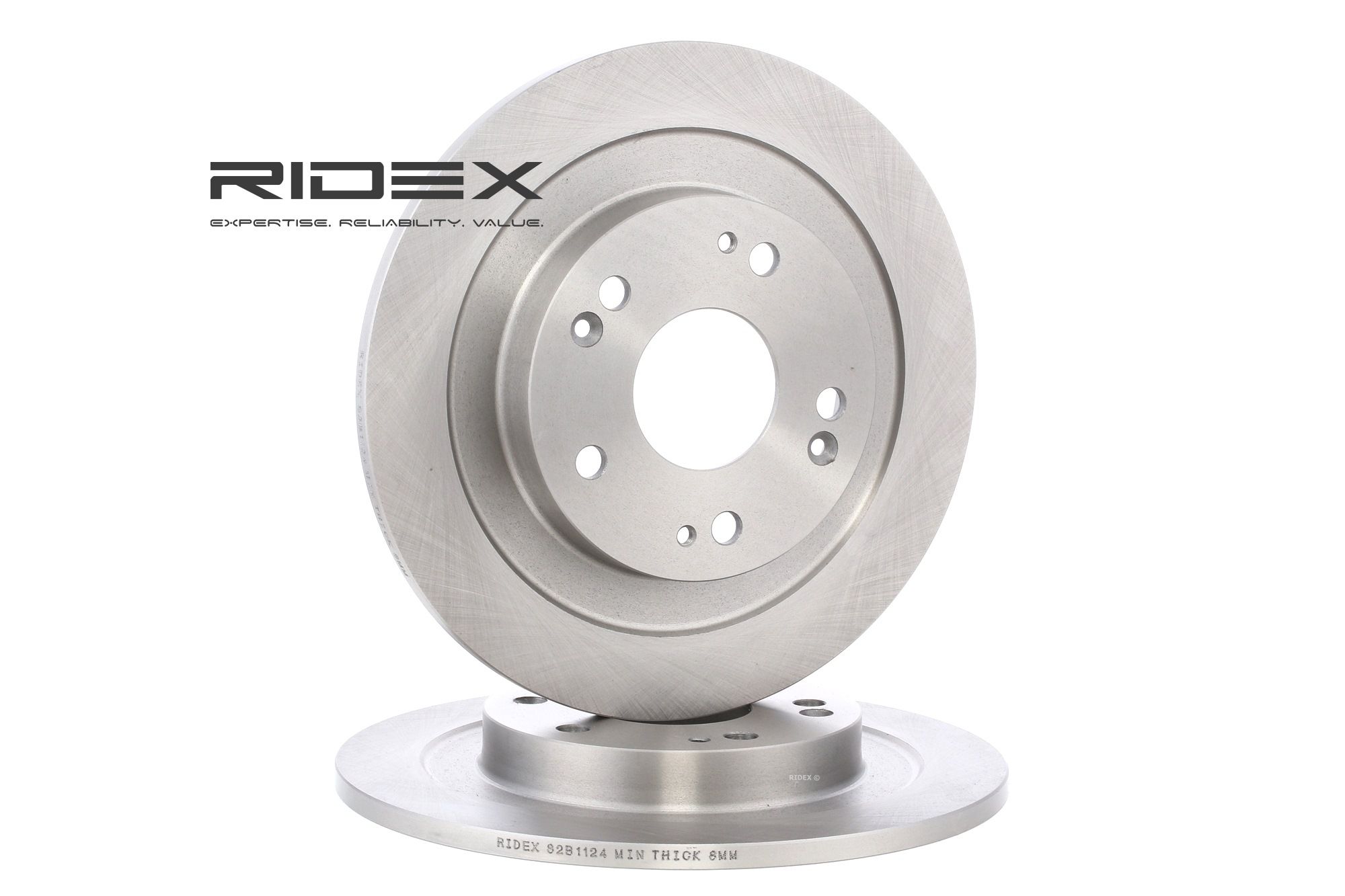 RIDEX Disques De Frein 82B1124 Frein à Disque,Disque de frein HONDA,CIVIC VIII Hatchback FN, FK,CIVI