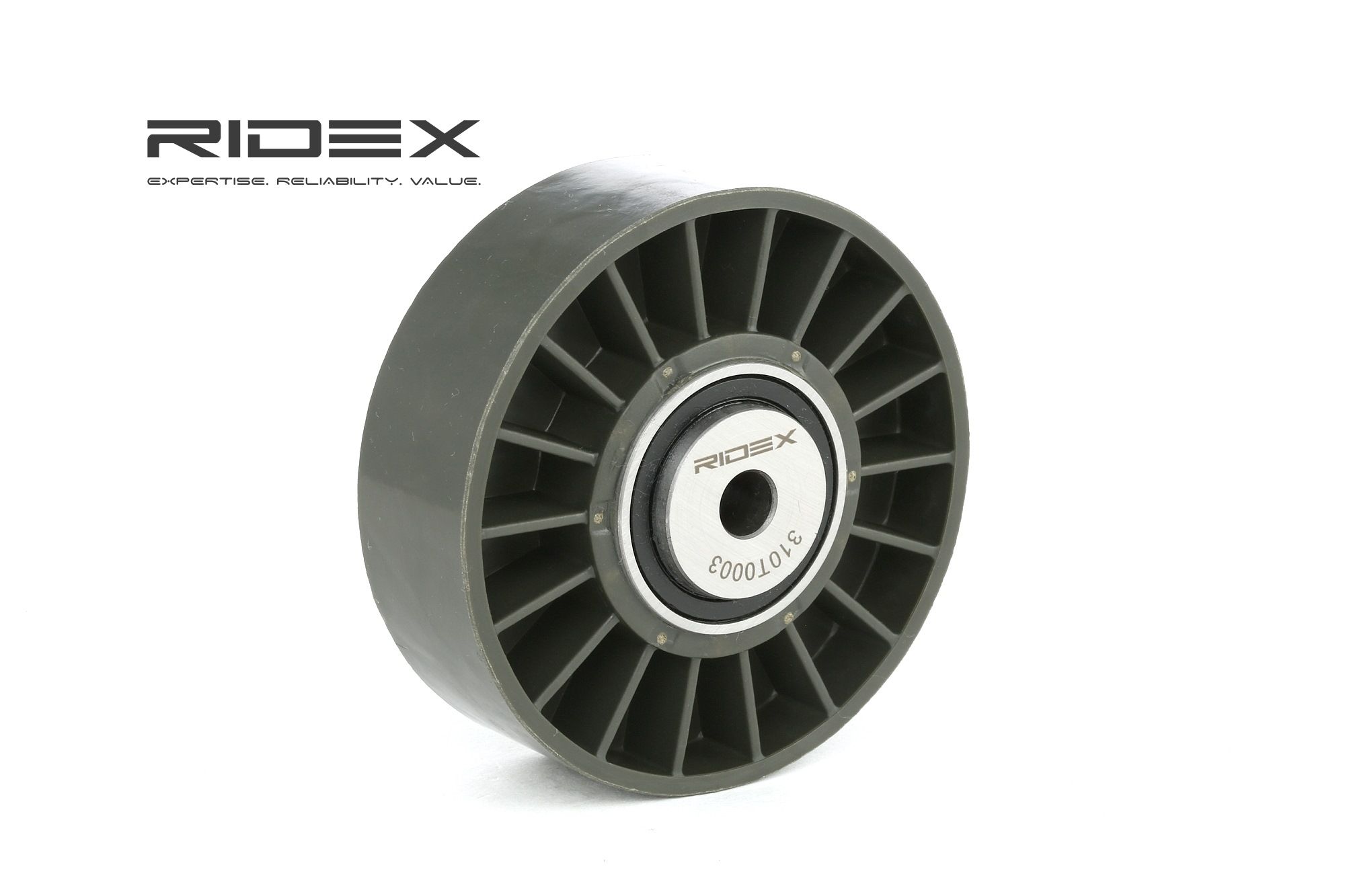 RIDEX Poulie Tendeur 310T0003 Poulie-tendeur, courroie trapézoïdale à nervures DAEWOO,MERCEDES-BENZ,