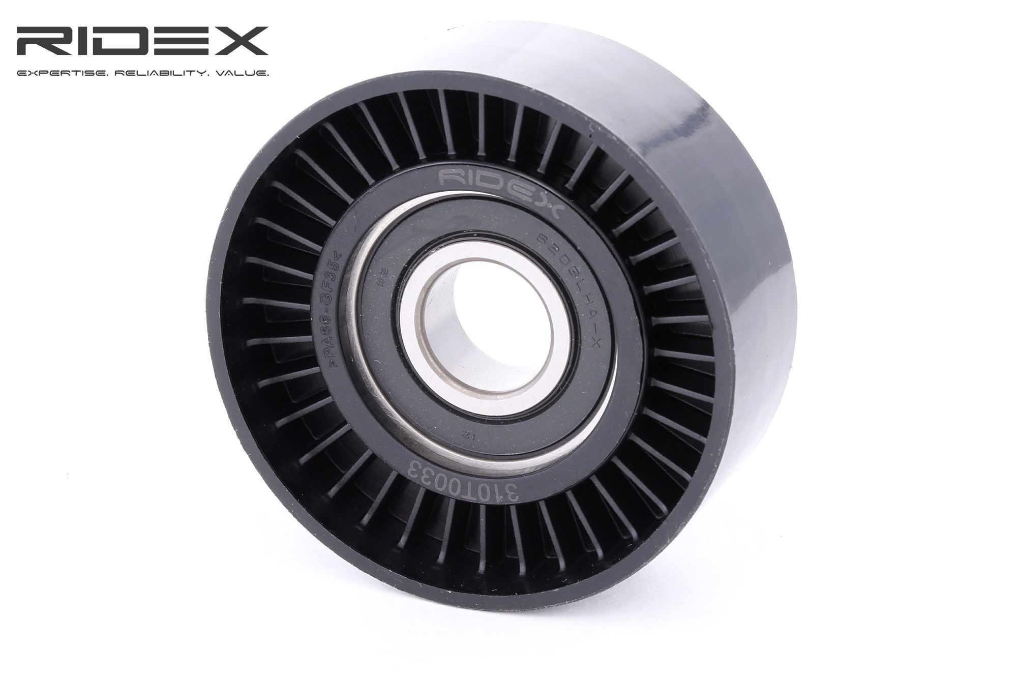 RIDEX Poulie Tendeur 310T0033 Poulie-tendeur, courroie trapézoïdale à nervures MERCEDES-BENZ,JEEP,CL