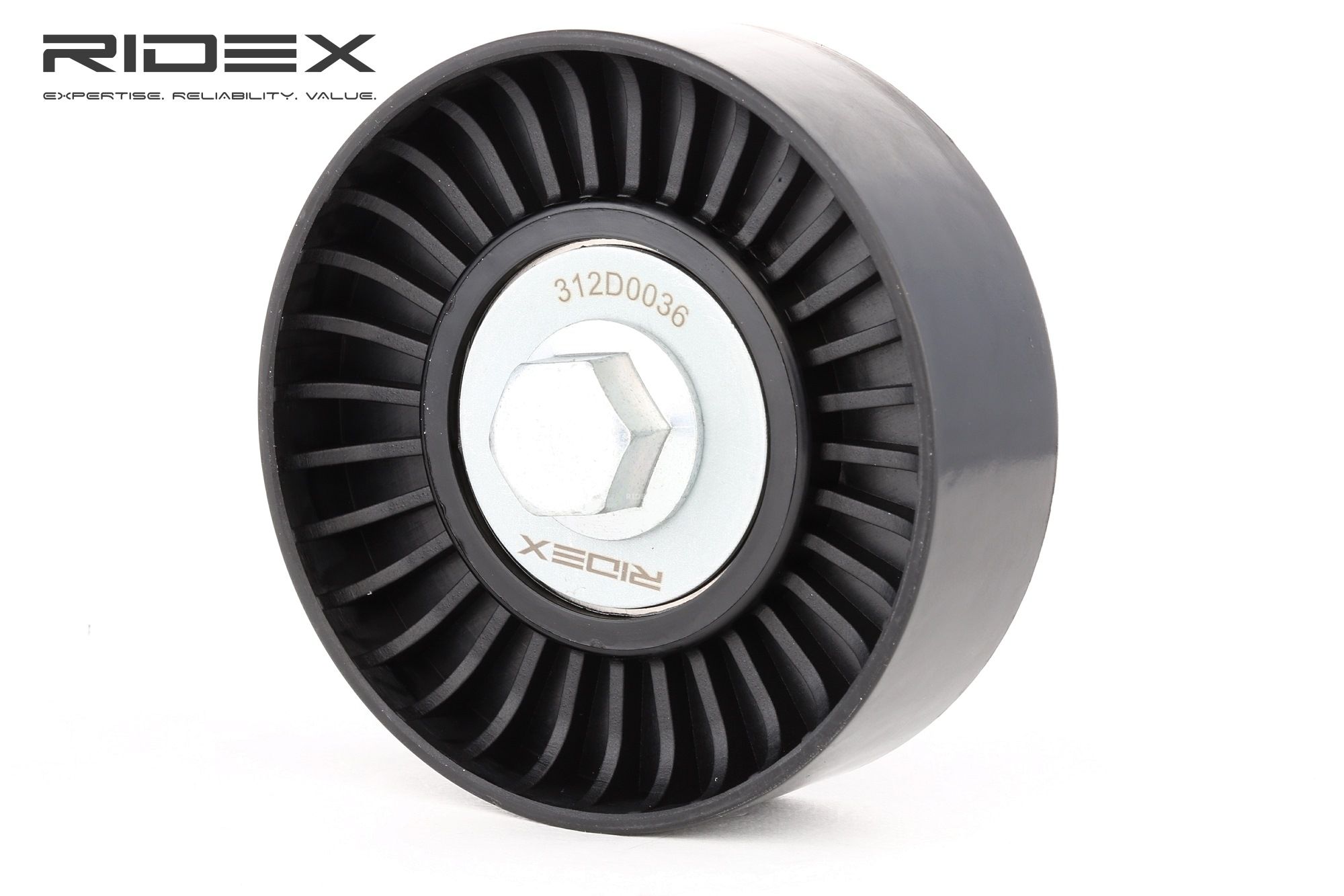 RIDEX Galet Enrouleur 312D0036 Poulie renvoi/transmission, courroie trapézoïdale à nervures FIAT,LAN