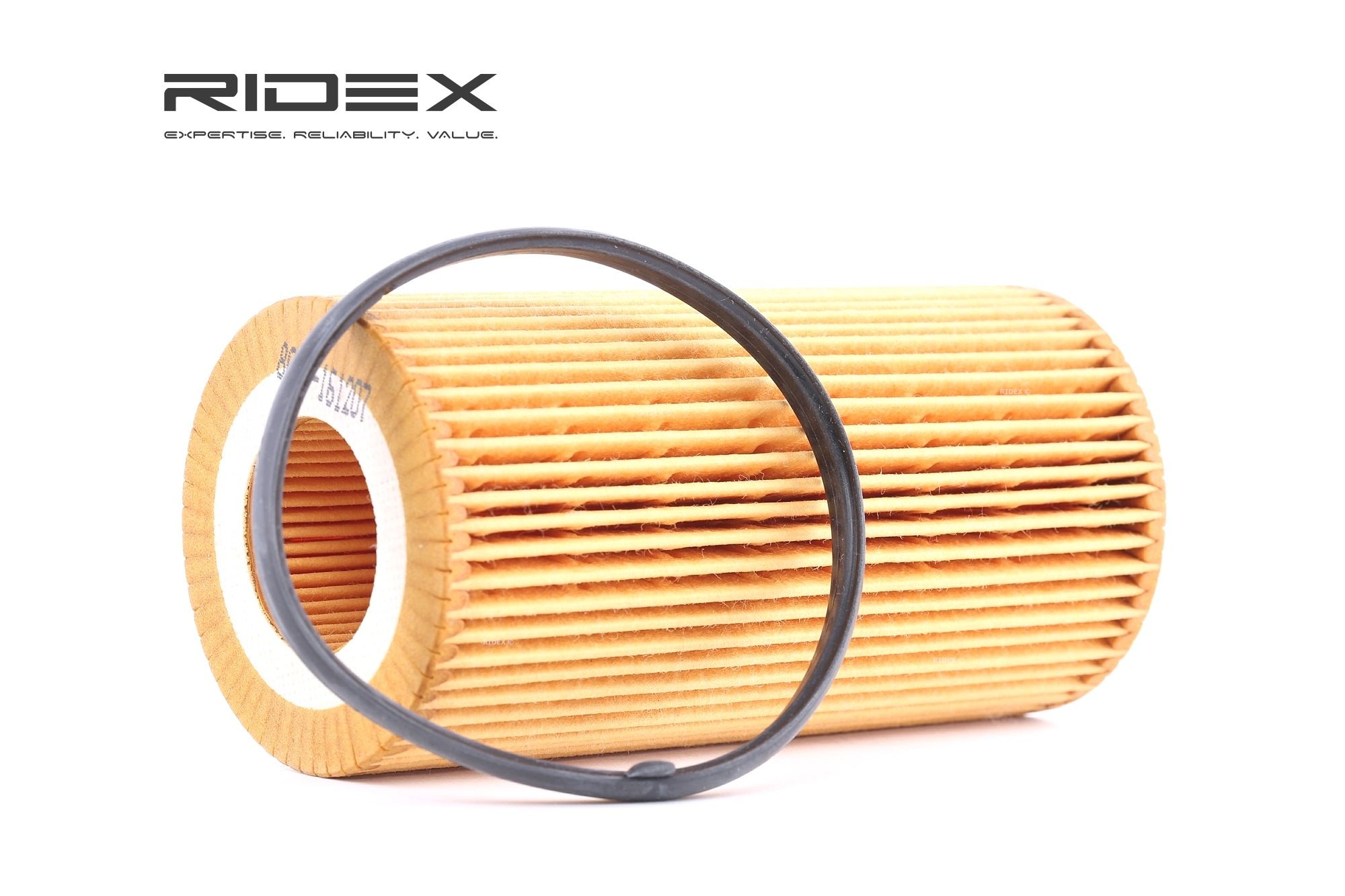 RIDEX Filtre à Huile 7O0045 Oil Filtre VW,SKODA,AUDI,GOLF V 1K1,TOURAN 1T1, 1T2,GOLF VI 5K1,POLO 6R,