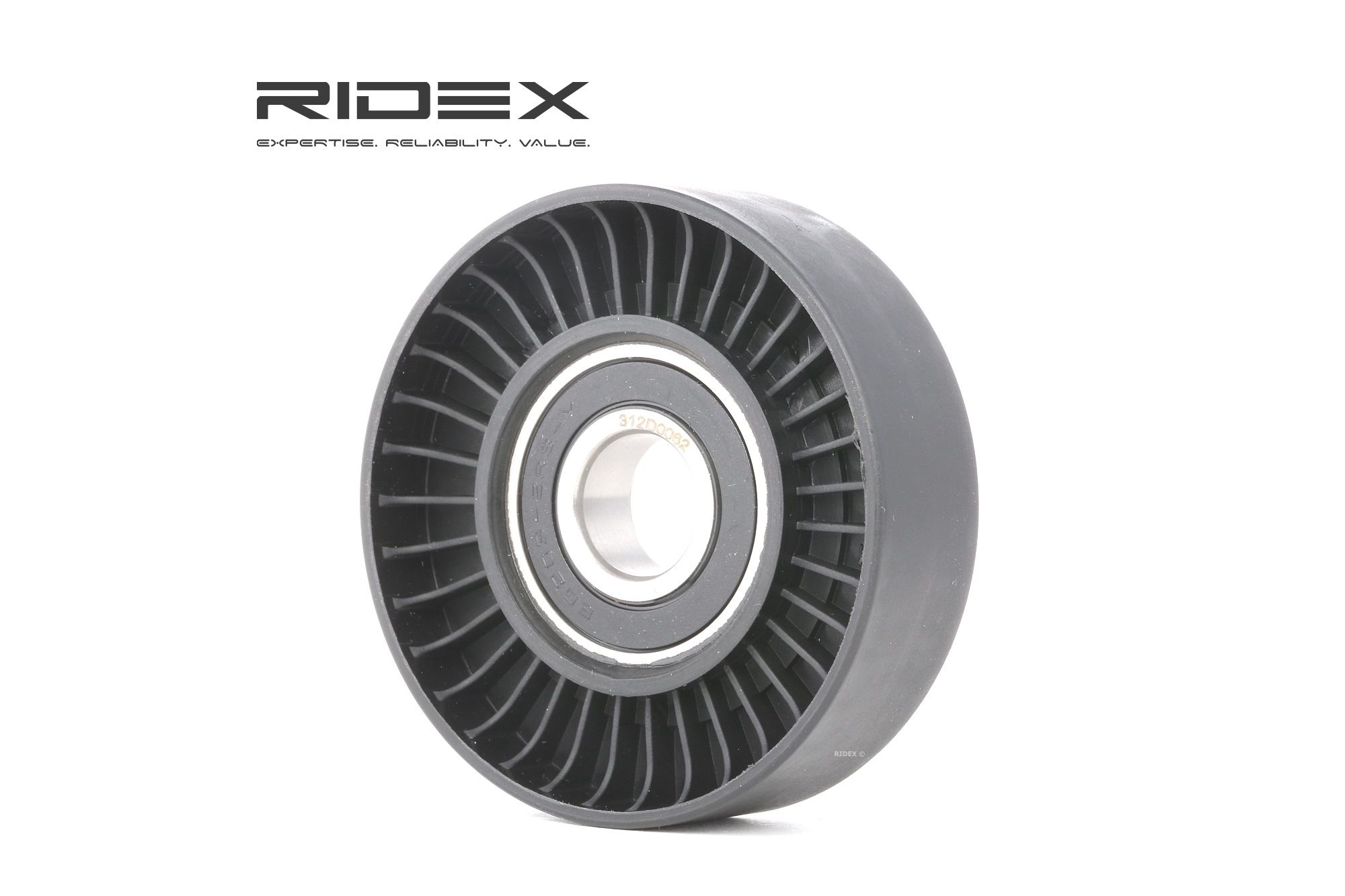 RIDEX Galet Enrouleur 312D0062 Poulie renvoi/transmission, courroie trapézoïdale à nervures MERCEDES