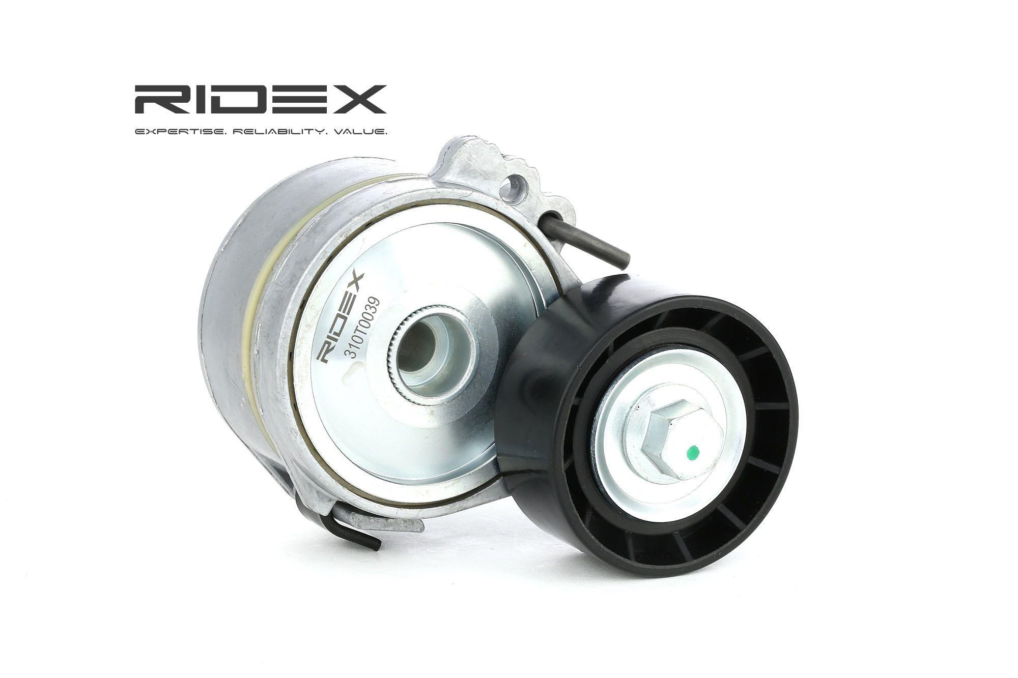 RIDEX Poulie Tendeur 310T0039 Poulie-tendeur, courroie trapézoïdale à nervures FIAT,PEUGEOT,SUZUKI,D