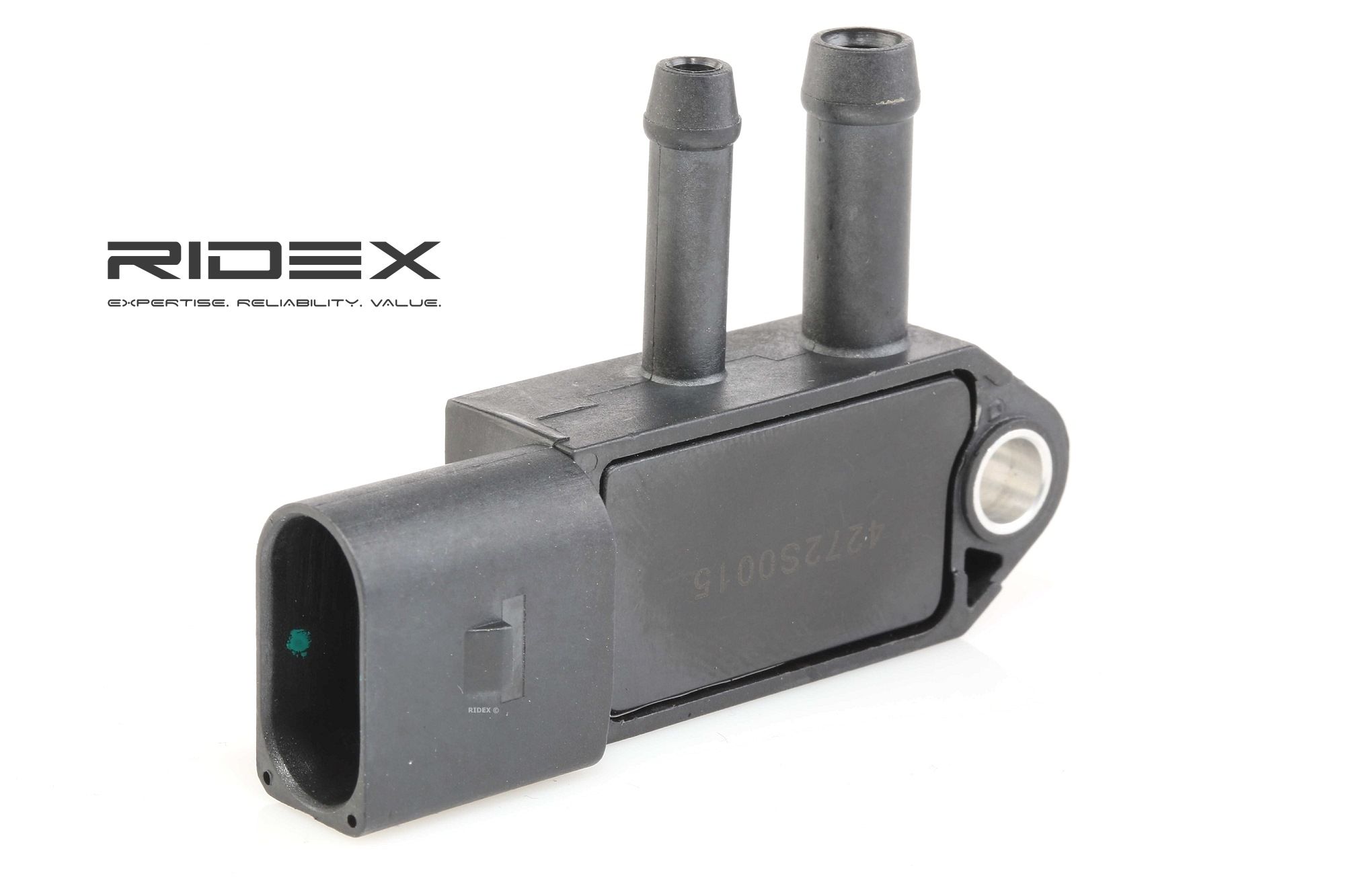 RIDEX Capteur, pression des gaz échappement 4272S0015 AUDI,VW,SKODA,A4 8K2, B8,A4 Avant 8K5, B8,Q5 8