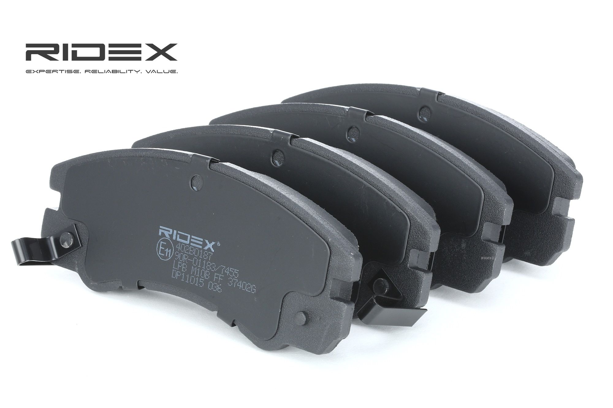 RIDEX Plaquettes De Frein 402B0187 Jeu De Plaquettes De Frein,Jeu de plaquettes de frein, frein à di
