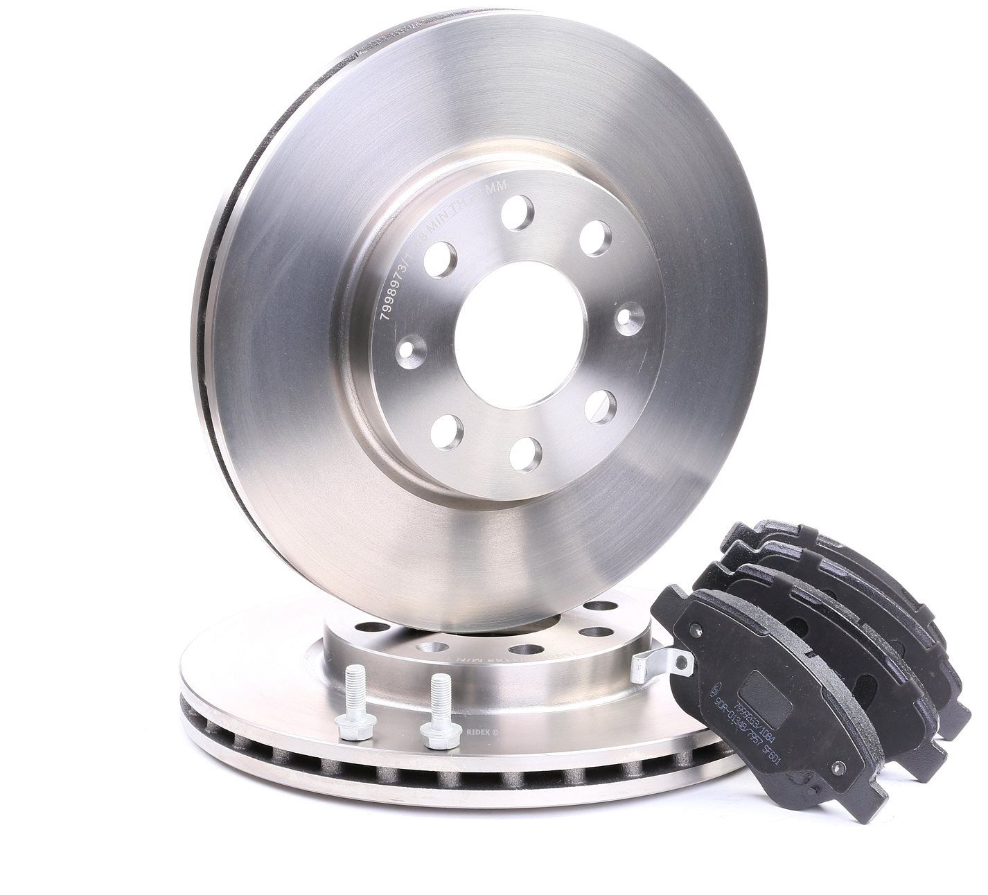 RIDEX Kit de freins, frein à disques 3405B0045 OPEL,VAUXHALL,CORSA D,ADAM,CORSA D Van,CORSA Mk III D