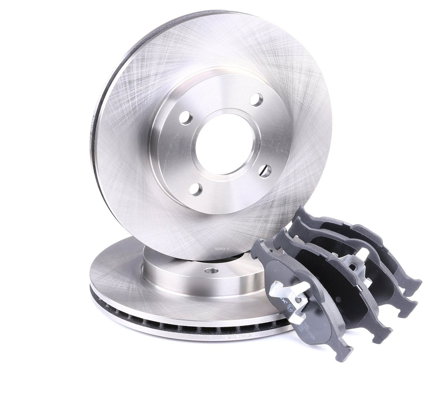 RIDEX Kit de freins, frein à disques 3405B0057 FORD,MAZDA,FIESTA V JH_, JD_,FIESTA IV JA_, JB_,FUSIO