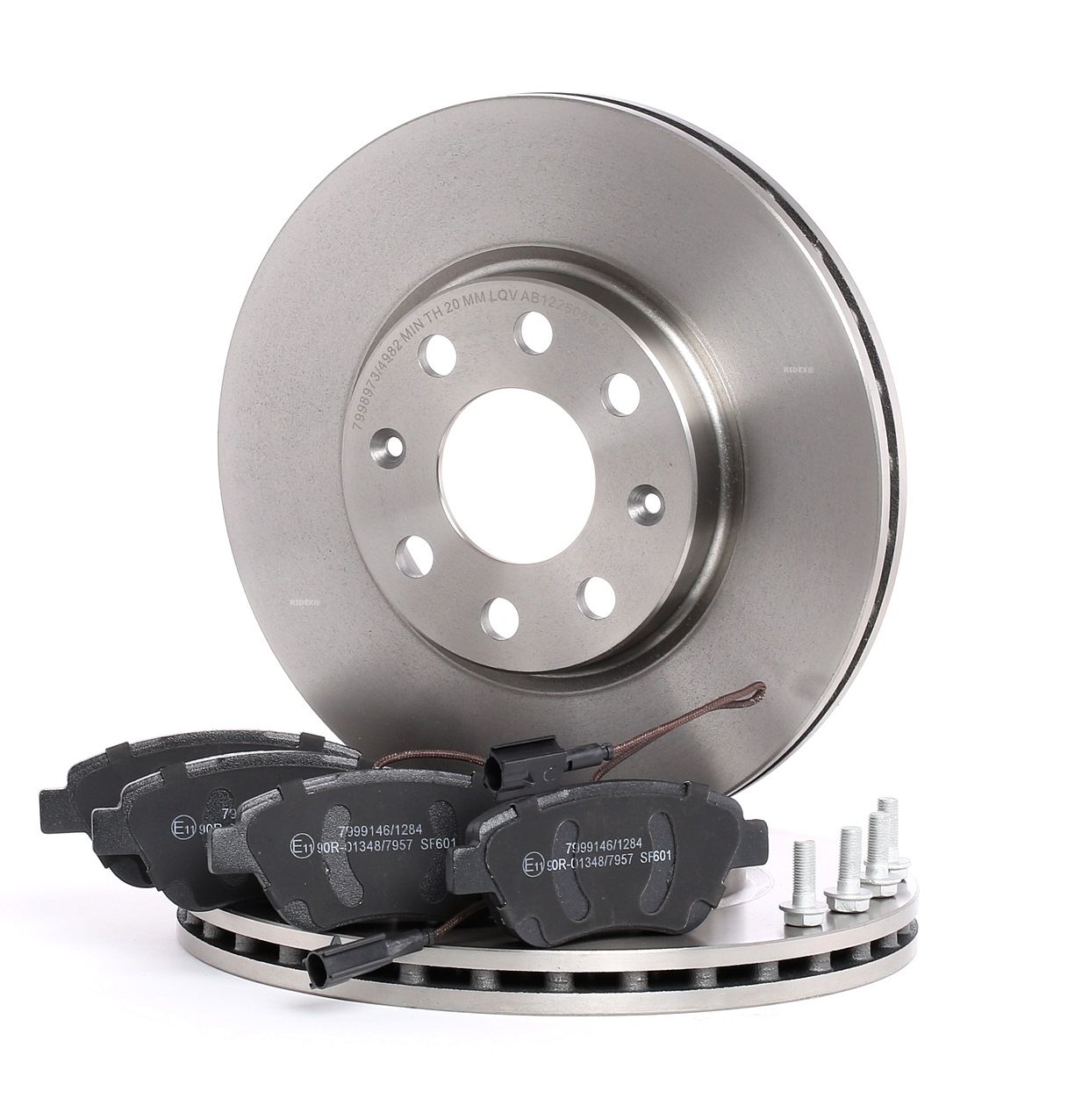 RIDEX Kit de freins, frein à disques 3405B0133 FIAT,GRANDE PUNTO 199,PUNTO EVO 199,PUNTO 199,PUNTO V