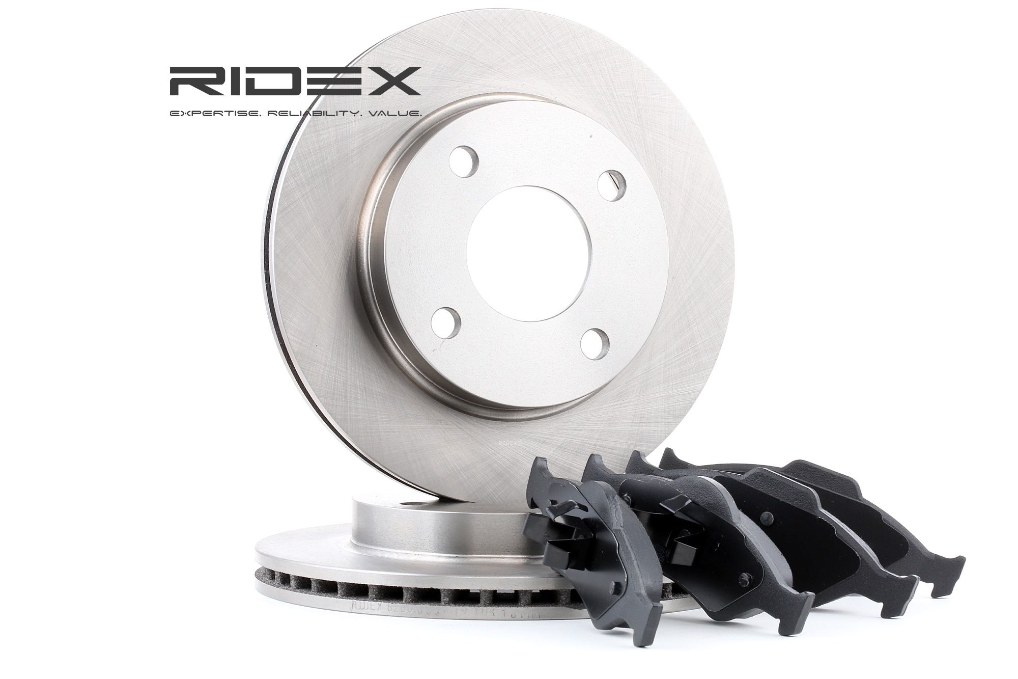 RIDEX Kit de freins, frein à disques 3405B0098 FORD,MAZDA,FIESTA IV JA_, JB_,KA RB_,FIESTA Furgón J5