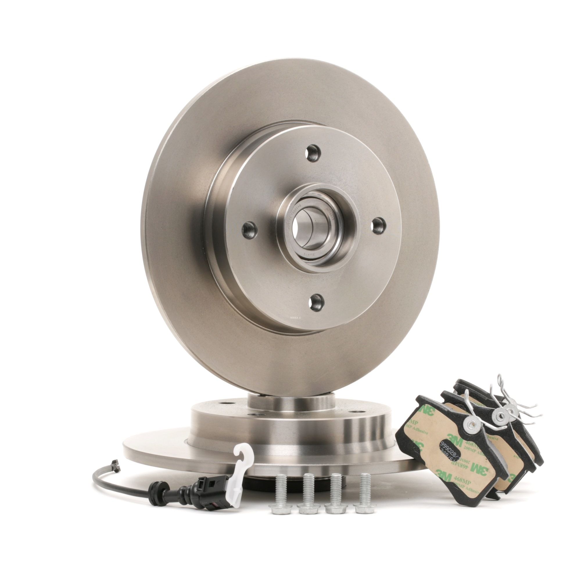 RIDEX Kit de freins, frein à disques 3405B0165 PEUGEOT,CITROËN,207 WA_, WC_,307 3A/C,307 SW 3H,208,3