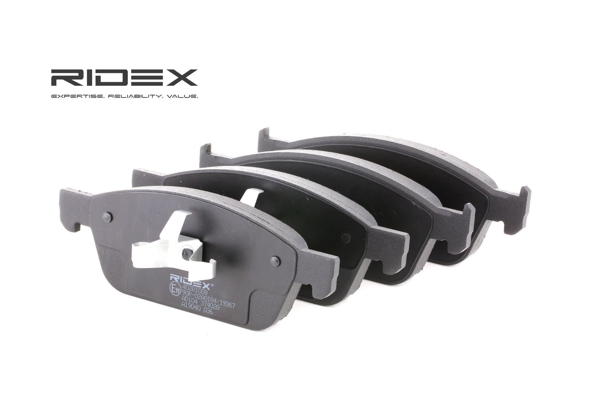RIDEX Plaquettes De Frein 402B1008 Jeu De Plaquettes De Frein,Jeu de plaquettes de frein, frein à di