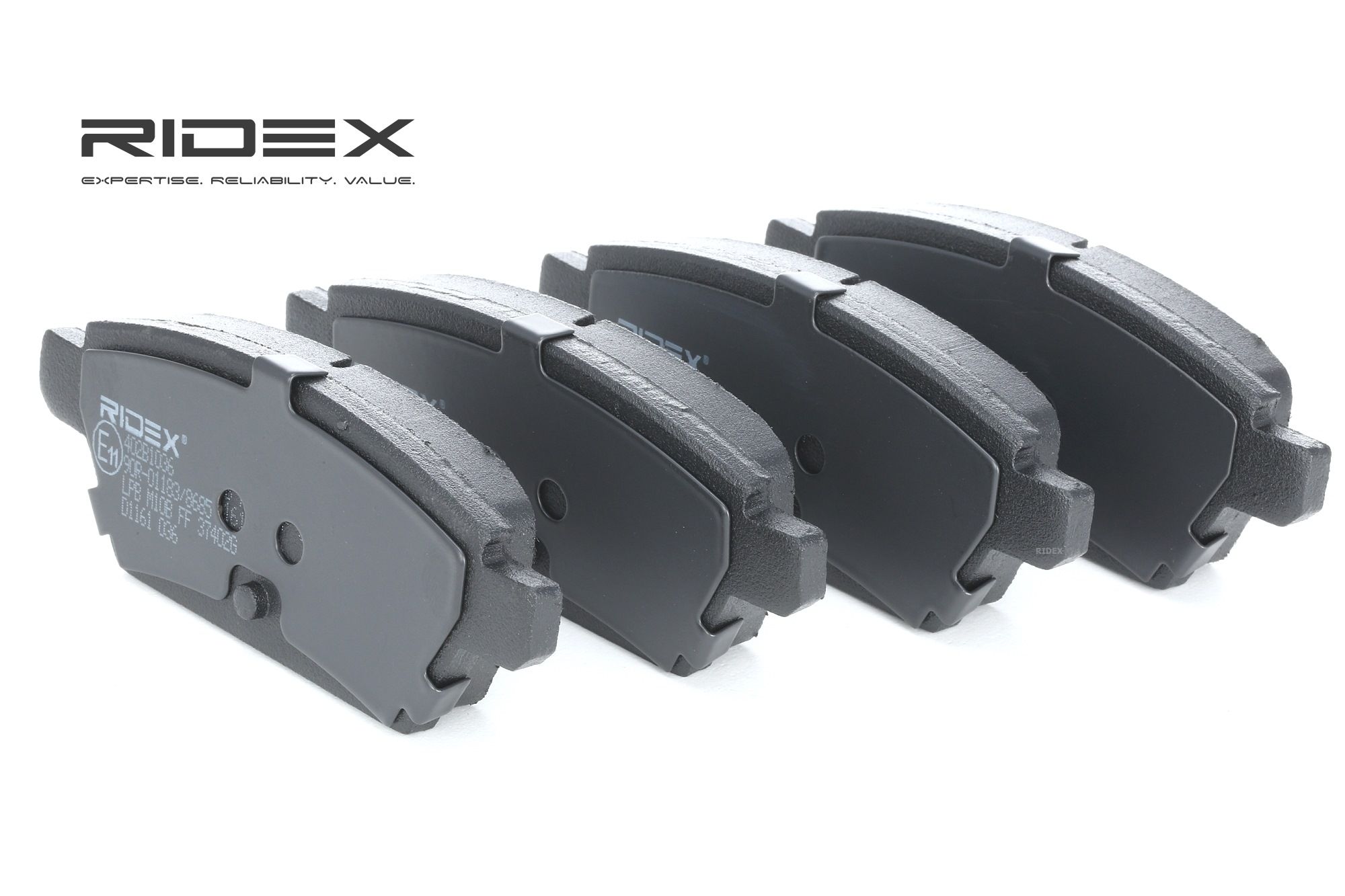 RIDEX Plaquettes De Frein 402B1036 Jeu De Plaquettes De Frein,Jeu de plaquettes de frein, frein à di
