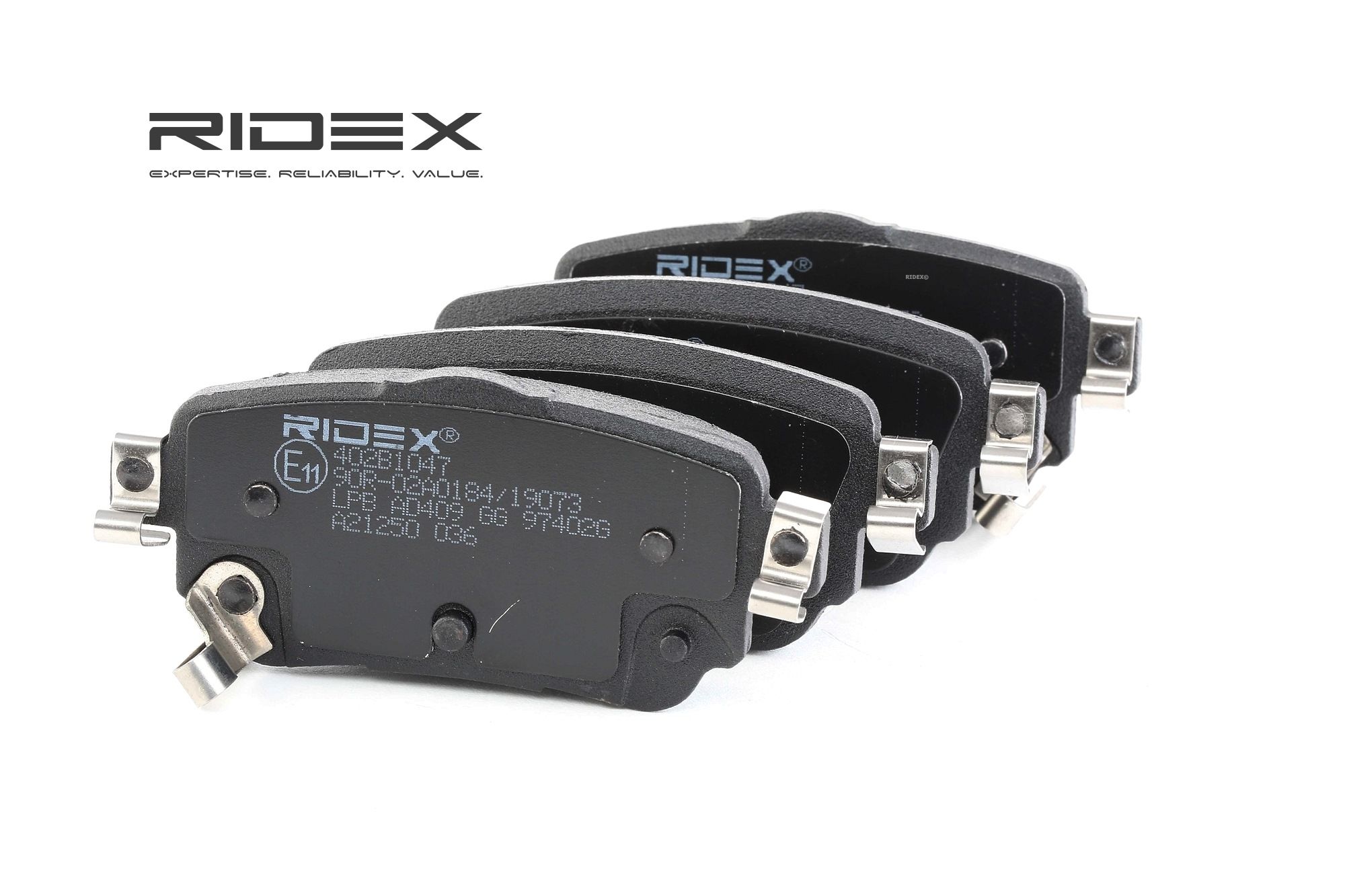 RIDEX Plaquettes De Frein 402B1047 Jeu De Plaquettes De Frein,Jeu de plaquettes de frein, frein à di