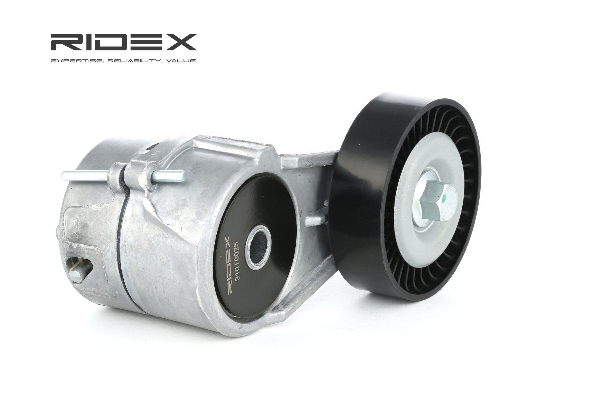 RIDEX Poulie Tendeur 310T0025 Poulie-tendeur, courroie trapézoïdale à nervures SAAB,OPEL,VAUXHALL,9-