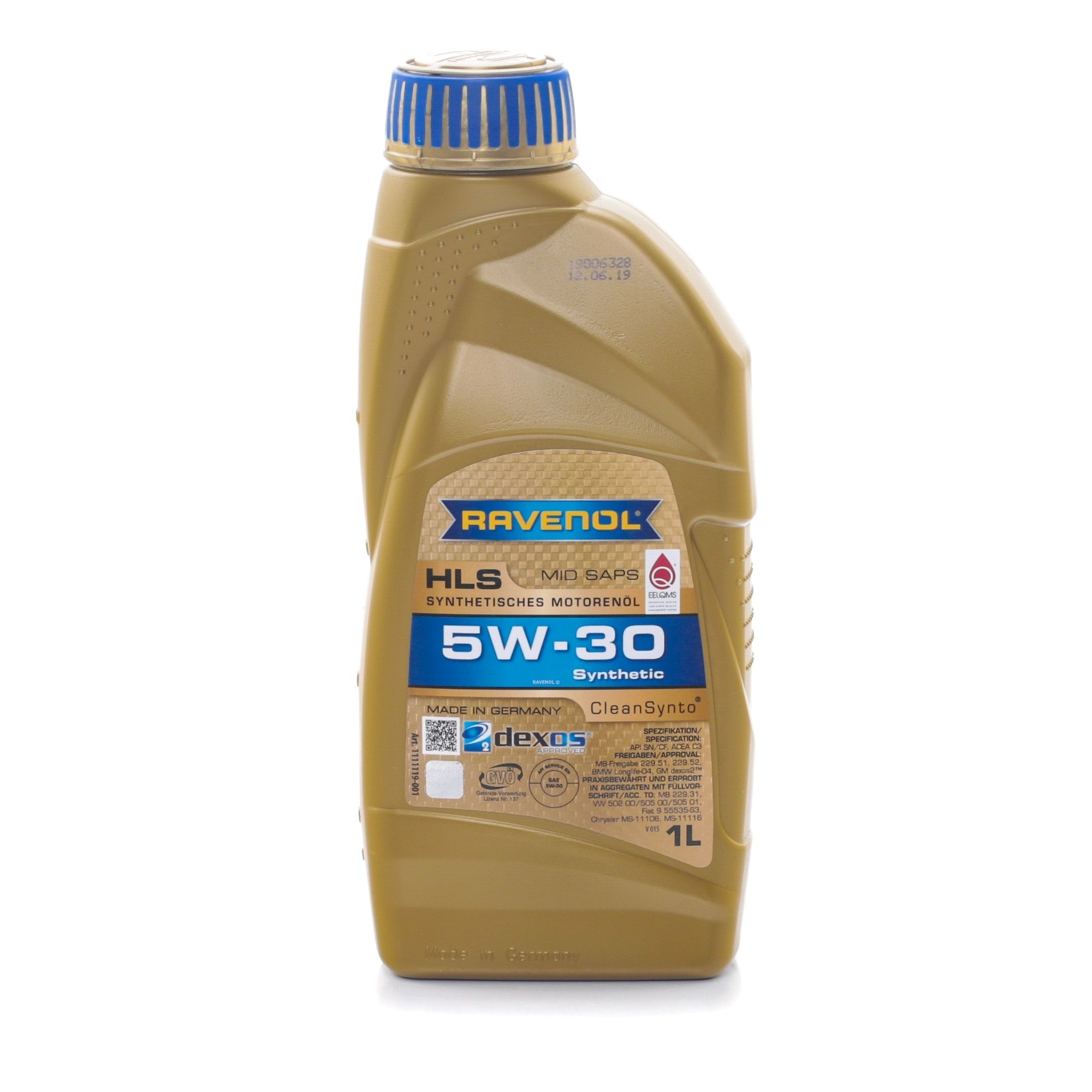RAVENOL Huile moteur 1111119-001-01-999
