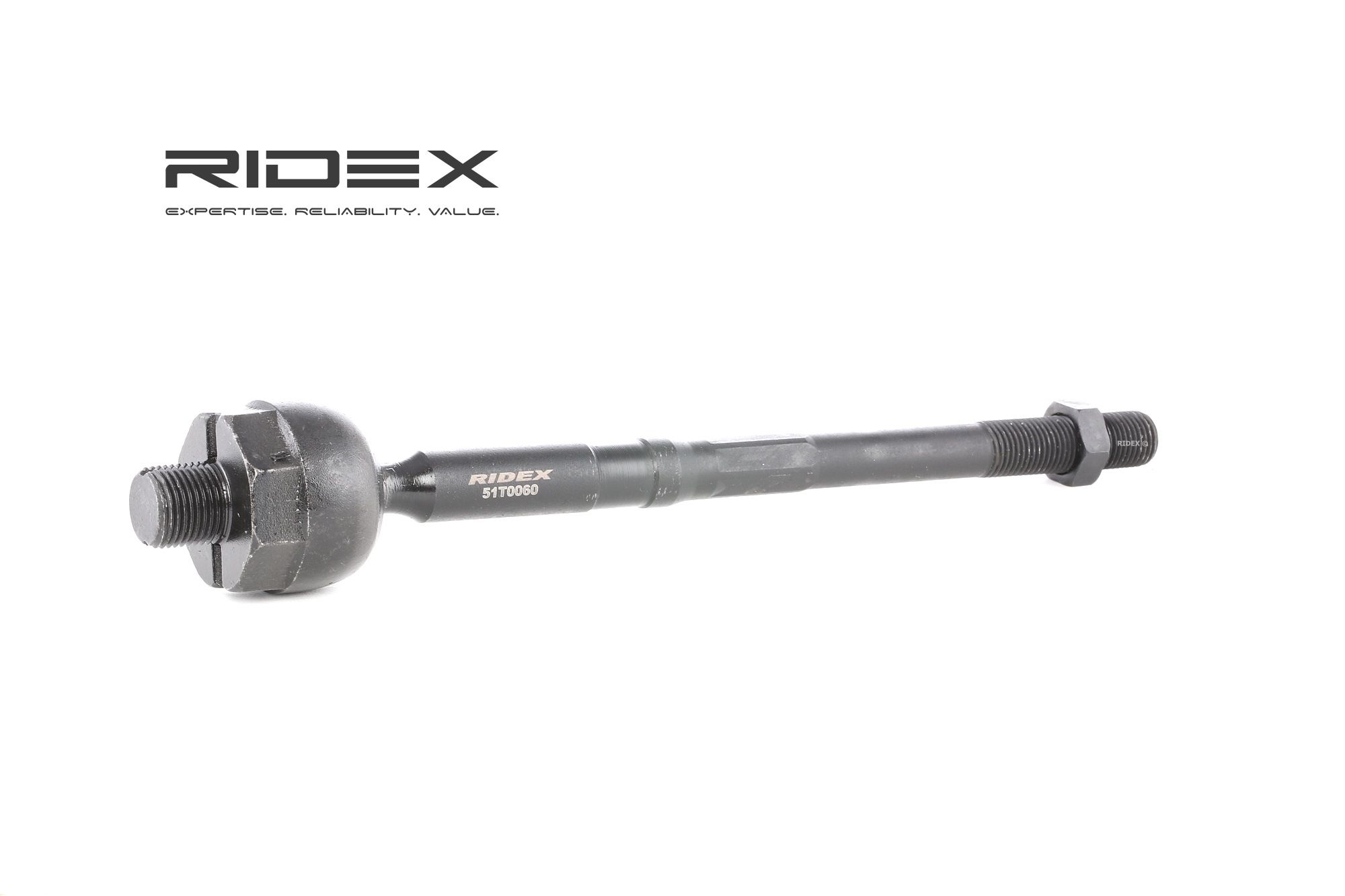 RIDEX Rotule Axiale 51T0060 Rotule De Direction Intérieure,Biellette Axiale BMW,3 E90,1 E87,3 Tourin
