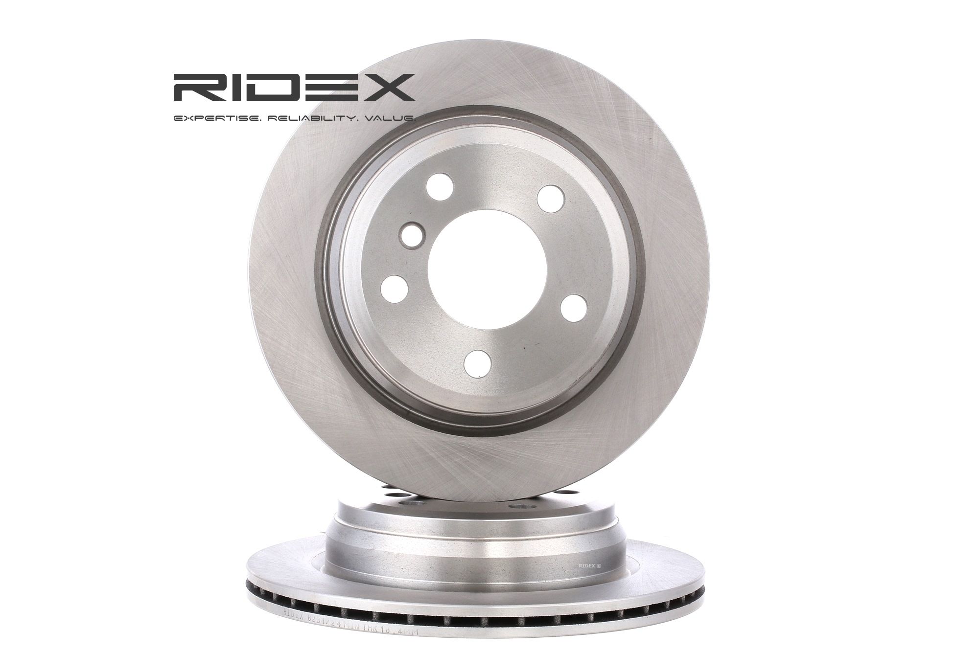 RIDEX Disques De Frein 82B1224 Frein à Disque,Disque de frein BMW,3 F30, F35, F80,3 Touring F31,3 Gr