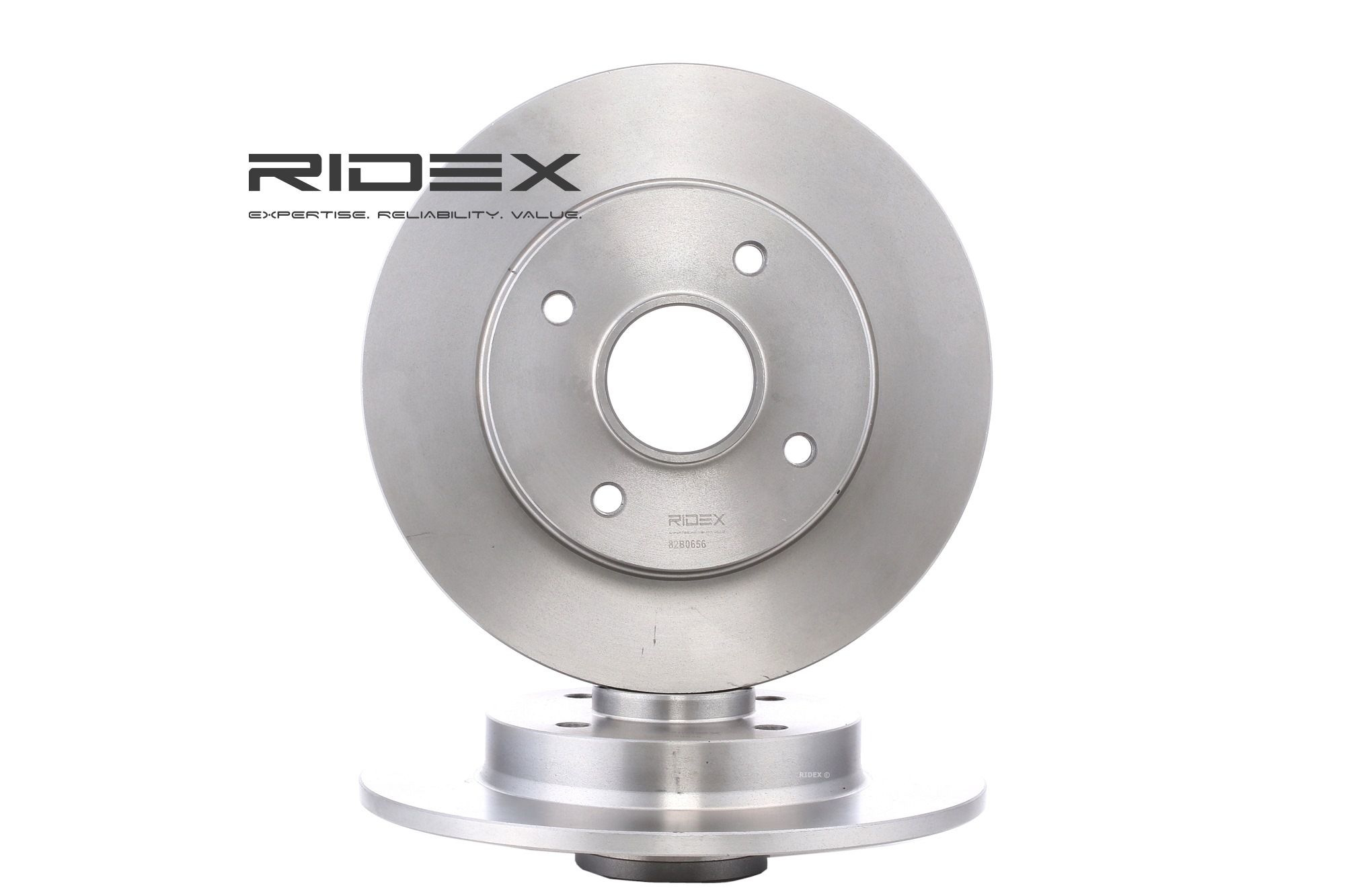 RIDEX Disques De Frein 82B0656 Frein à Disque,Disque de frein PEUGEOT,CITROËN,308 4A_, 4C_,308 SW,30
