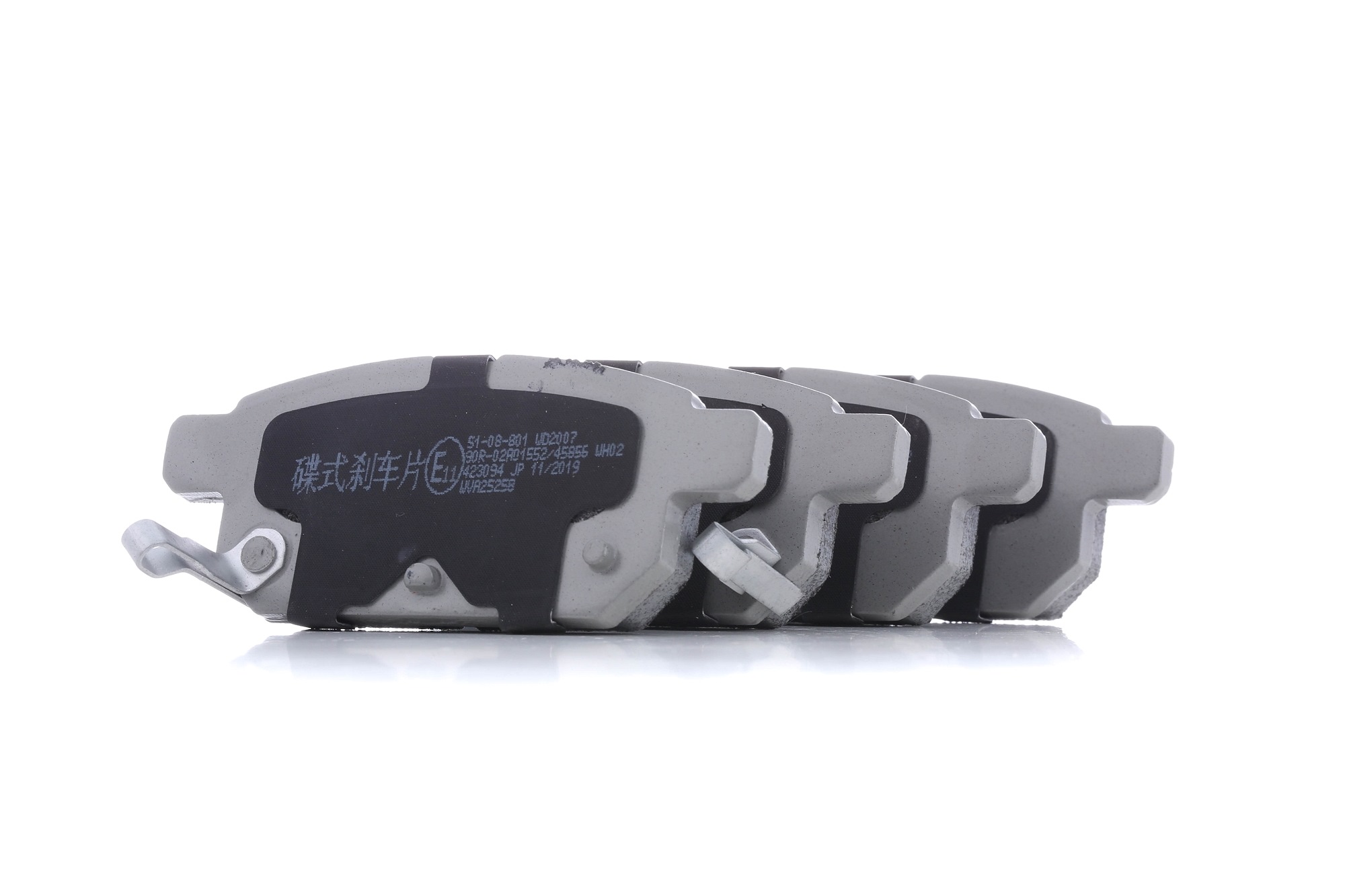 ASHIKA Bremsbeläge 51-08-801 Bremsklötze,Scheibenbremsbelag SUZUKI,SWIFT IV FZ, NZ,SX4 S-Cross,SWIFT V AZ