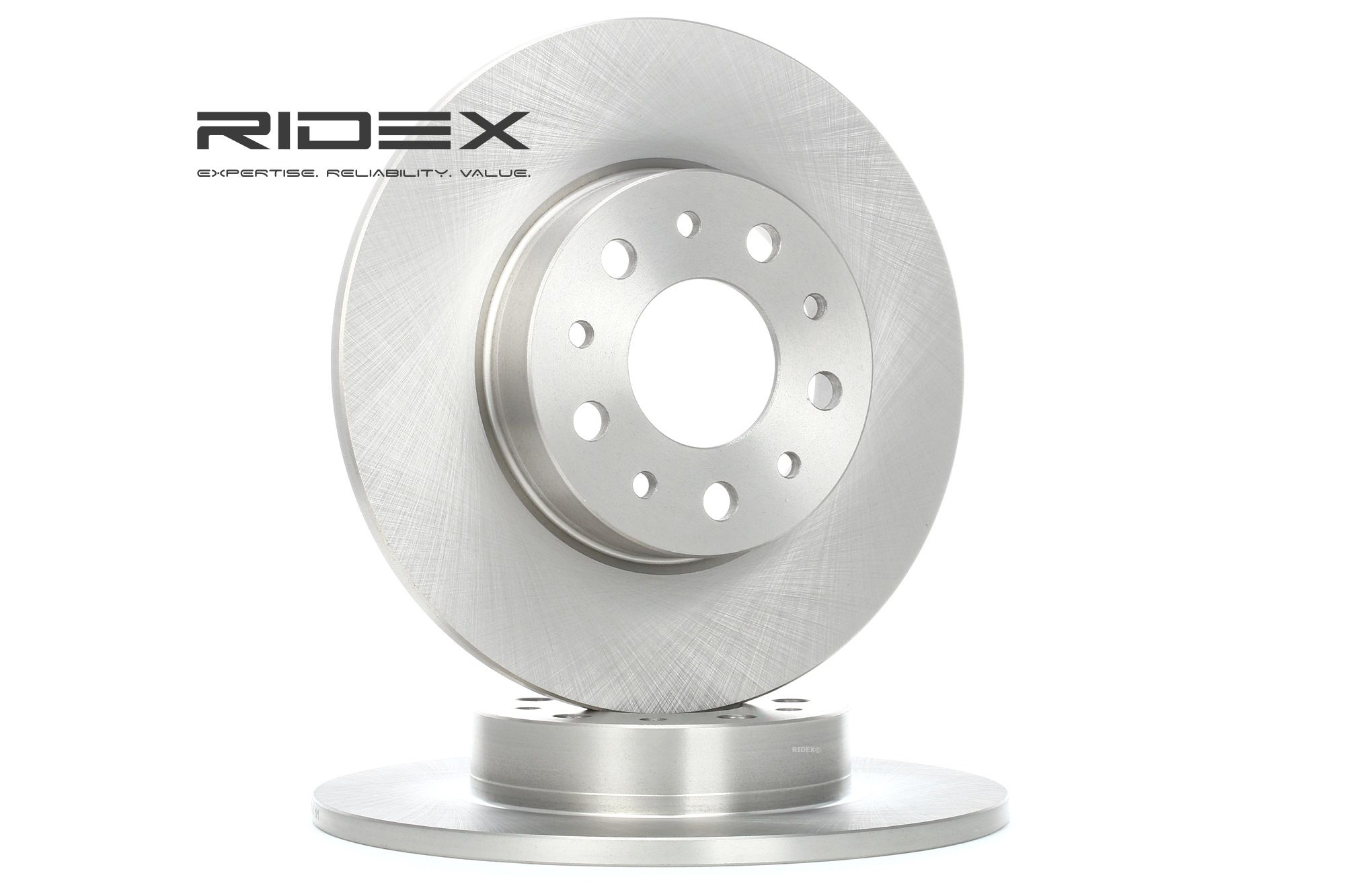 RIDEX Disques De Frein 82B1235 Frein à Disque,Disque de frein FIAT,500L,TIPO Fastback 356_,TIPO Ranc