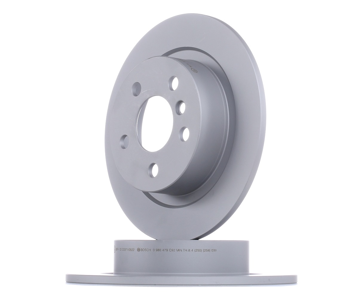 BOSCH Disques De Frein 0 986 479 C92 Frein à Disque,Disque de frein BMW,MINI,i3 I01,X1 F48,2 Active