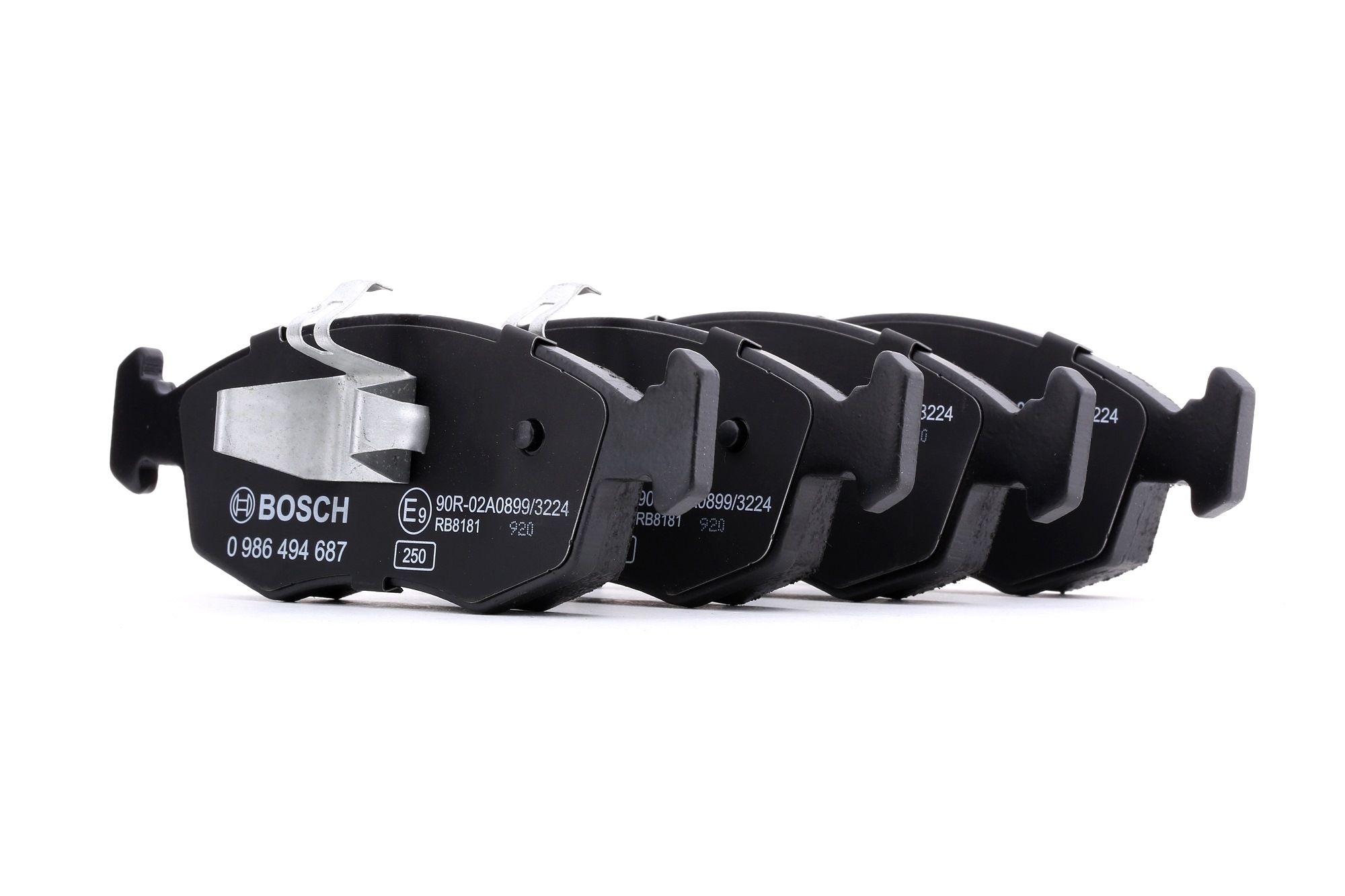 BOSCH Plaquettes De Frein 0 986 494 687 Jeu De Plaquettes De Frein,Jeu de plaquettes de frein, frein