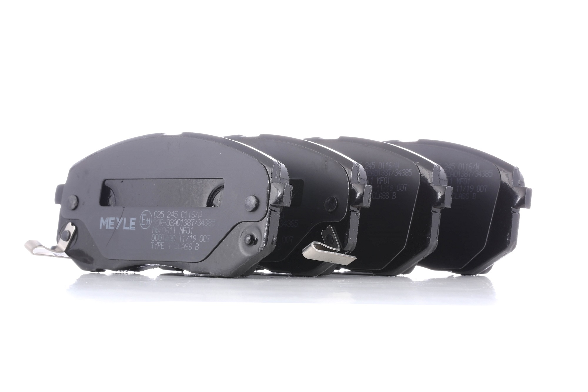 MEYLE Plaquettes De Frein 025 245 0116/W Jeu De Plaquettes De Frein,Jeu de plaquettes de frein, frei