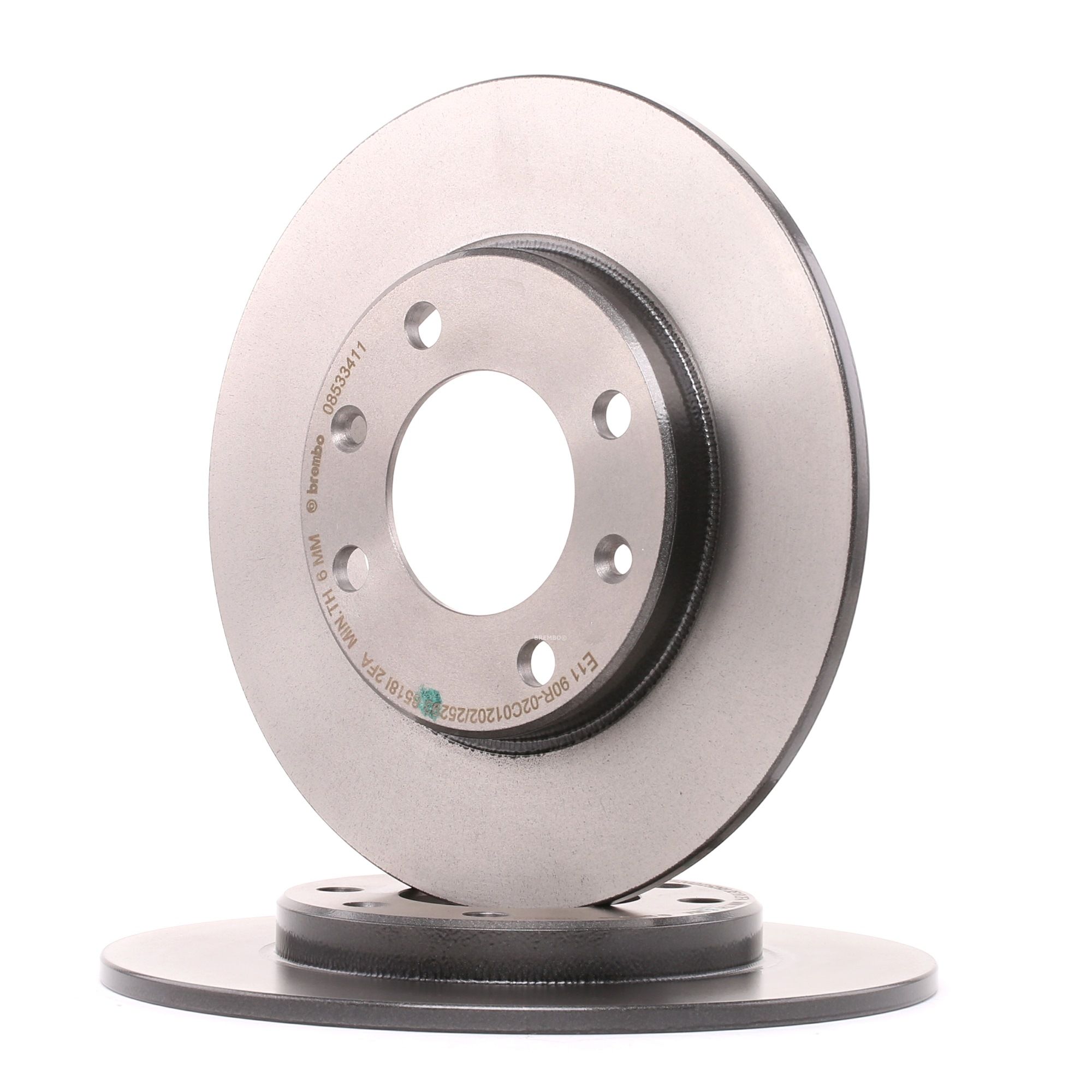 BREMBO Disques De Frein 08.5334.11 Frein à Disque,Disque de frein PEUGEOT,206 Fastback 2A/C,306 Fast