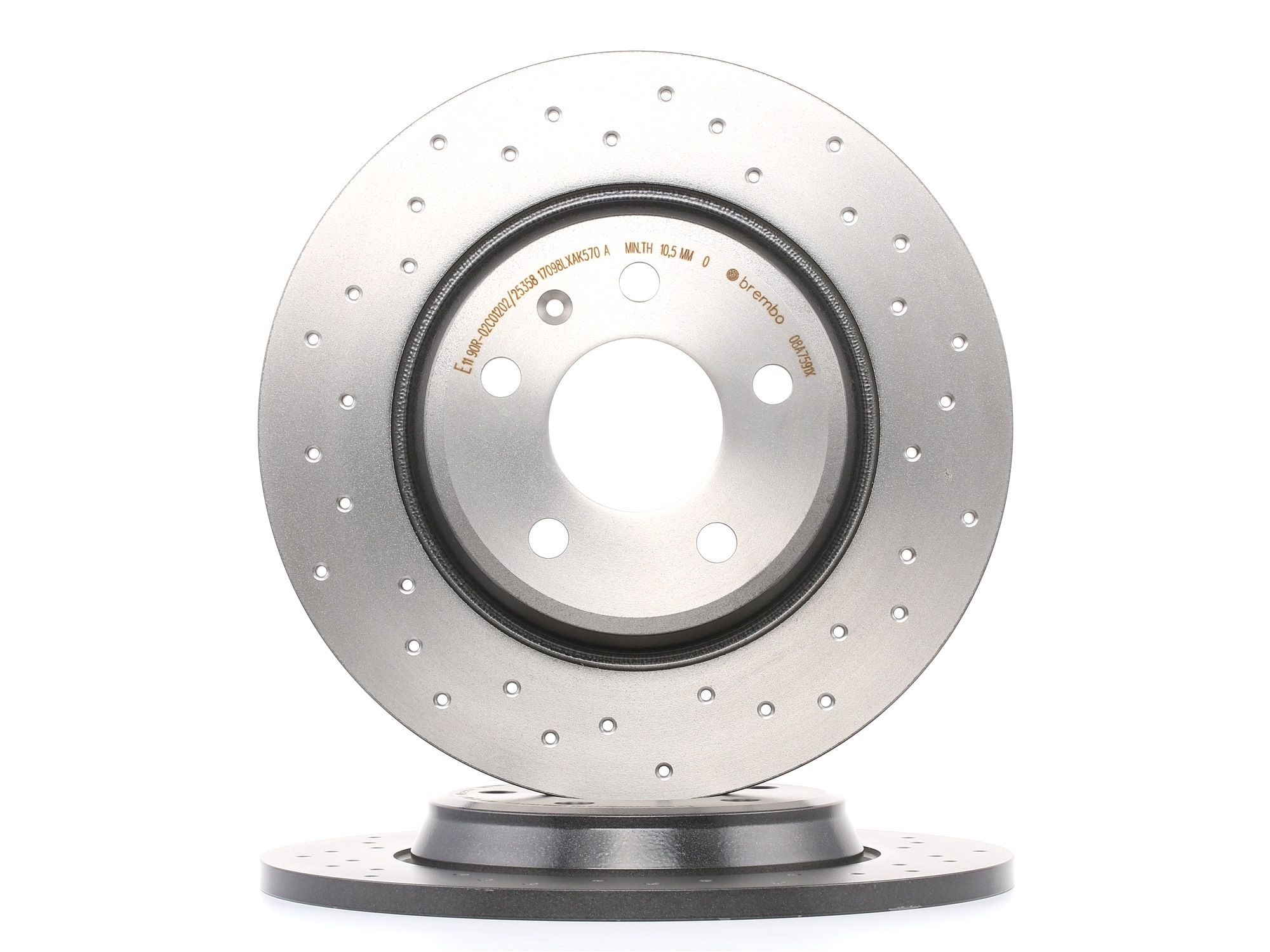 BREMBO Disques De Frein 08.A759.1X Frein à Disque,Disque de frein AUDI,A4 8K2, B8,A4 Avant 8K5, B8,Q